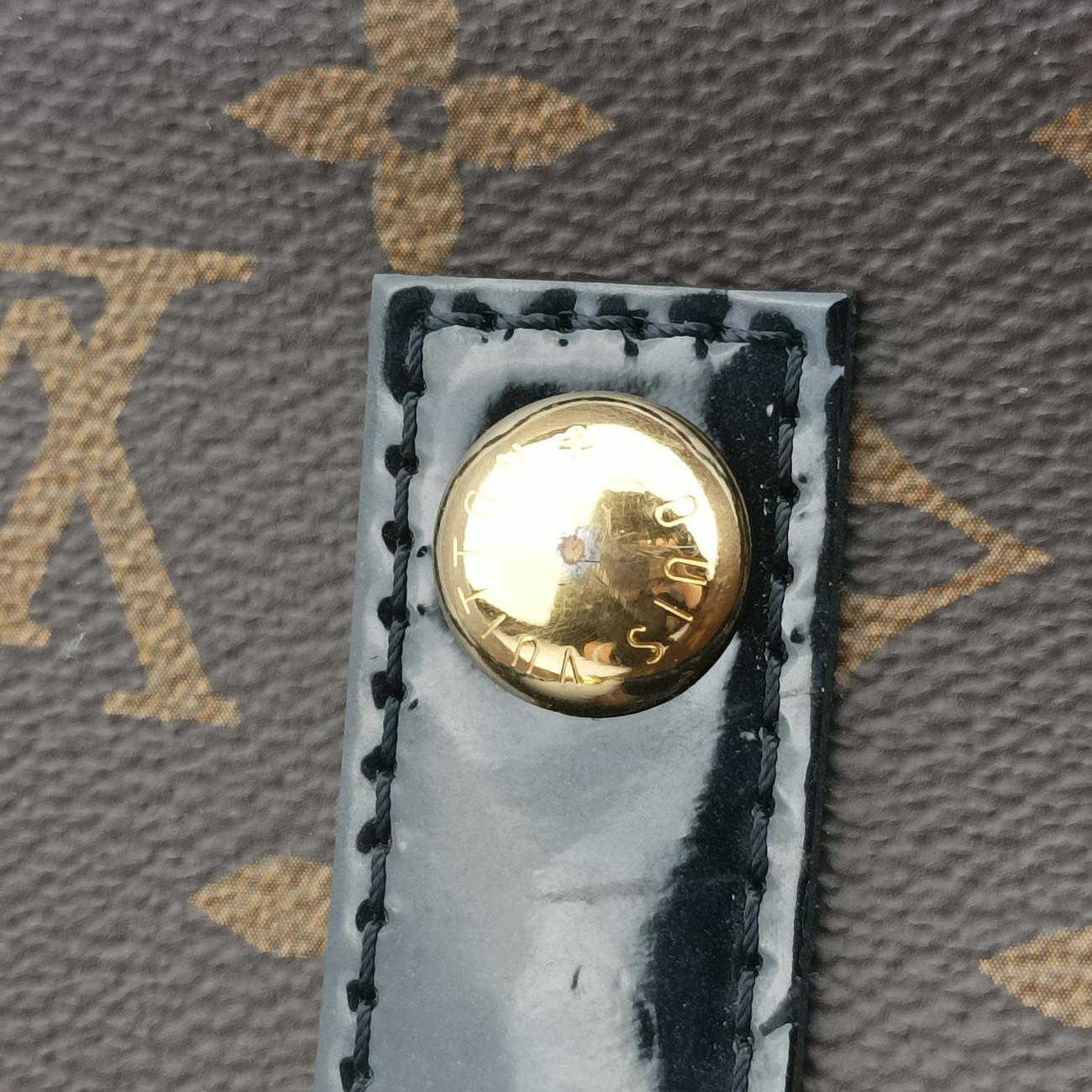 Vintage Louis Vuitton Miroir Alma BB MARINE Vernis M54705 shoulderbag | stylenewstar