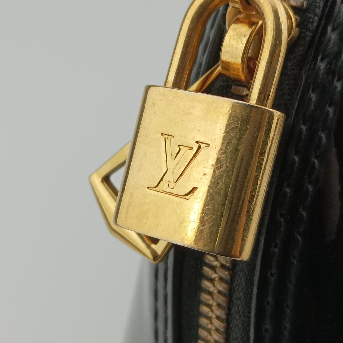 Vintage Louis Vuitton Miroir Alma BB MARINE Vernis M54705 shoulderbag | stylenewstar
