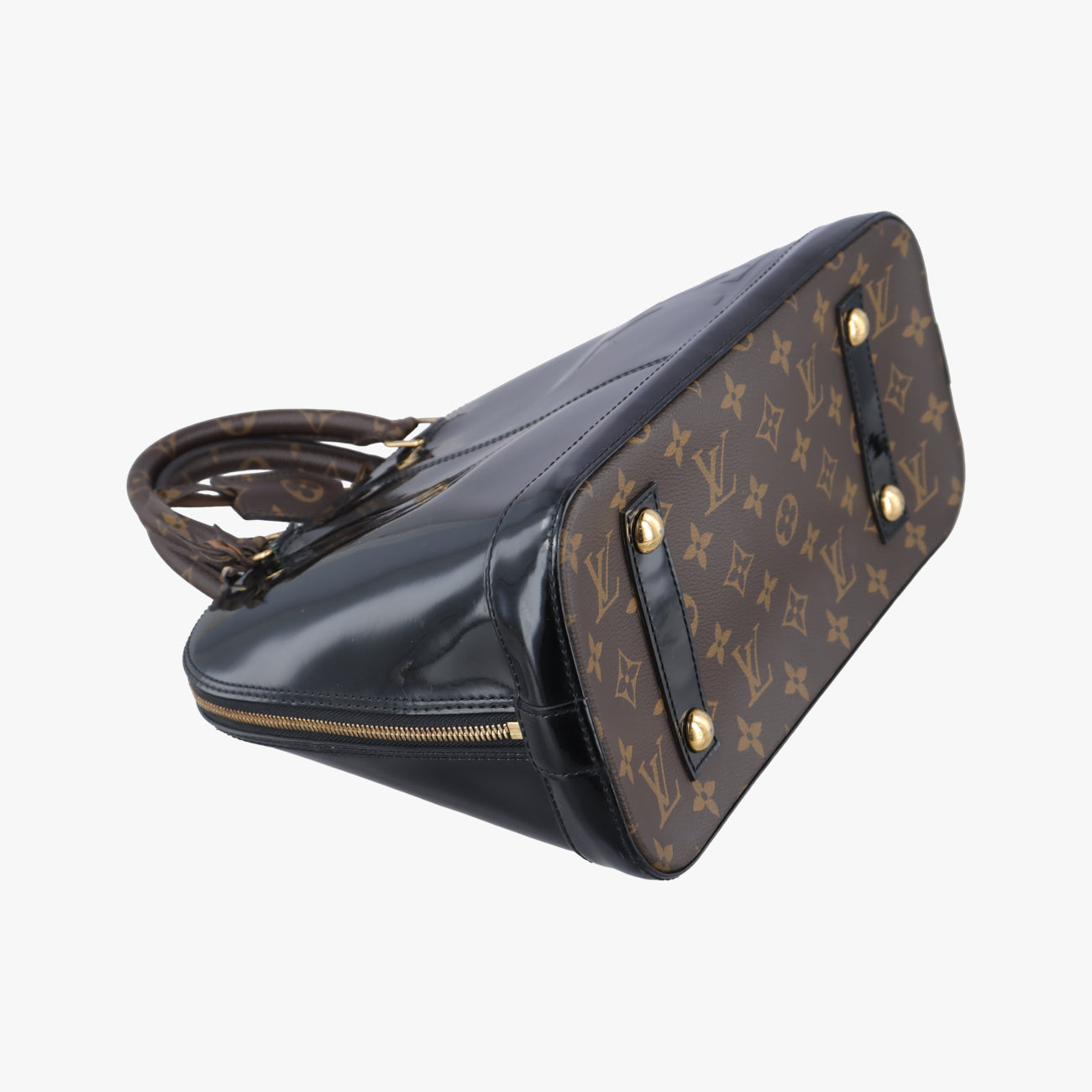 Vintage Louis Vuitton Miroir Alma BB MARINE Vernis M54705 shoulderbag | stylenewstar