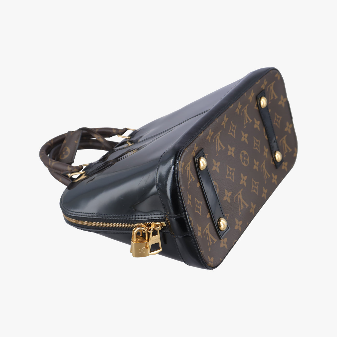 Vintage Louis Vuitton Miroir Alma BB MARINE Vernis M54705 shoulderbag | stylenewstar