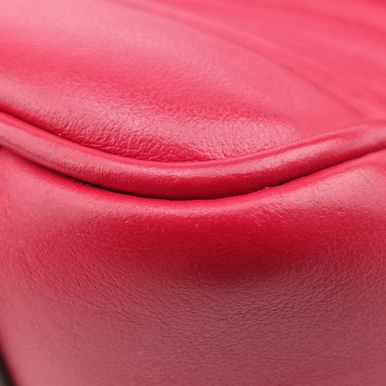 Vintage Gucci GG Marmont Red Leather 498110 shoulderbag | stylenewstar