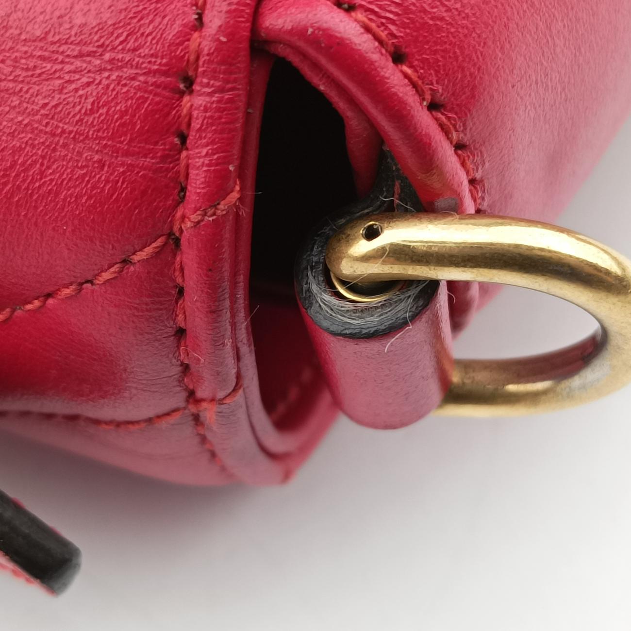 Vintage Gucci GG Marmont Red Leather 498110 shoulderbag | stylenewstar