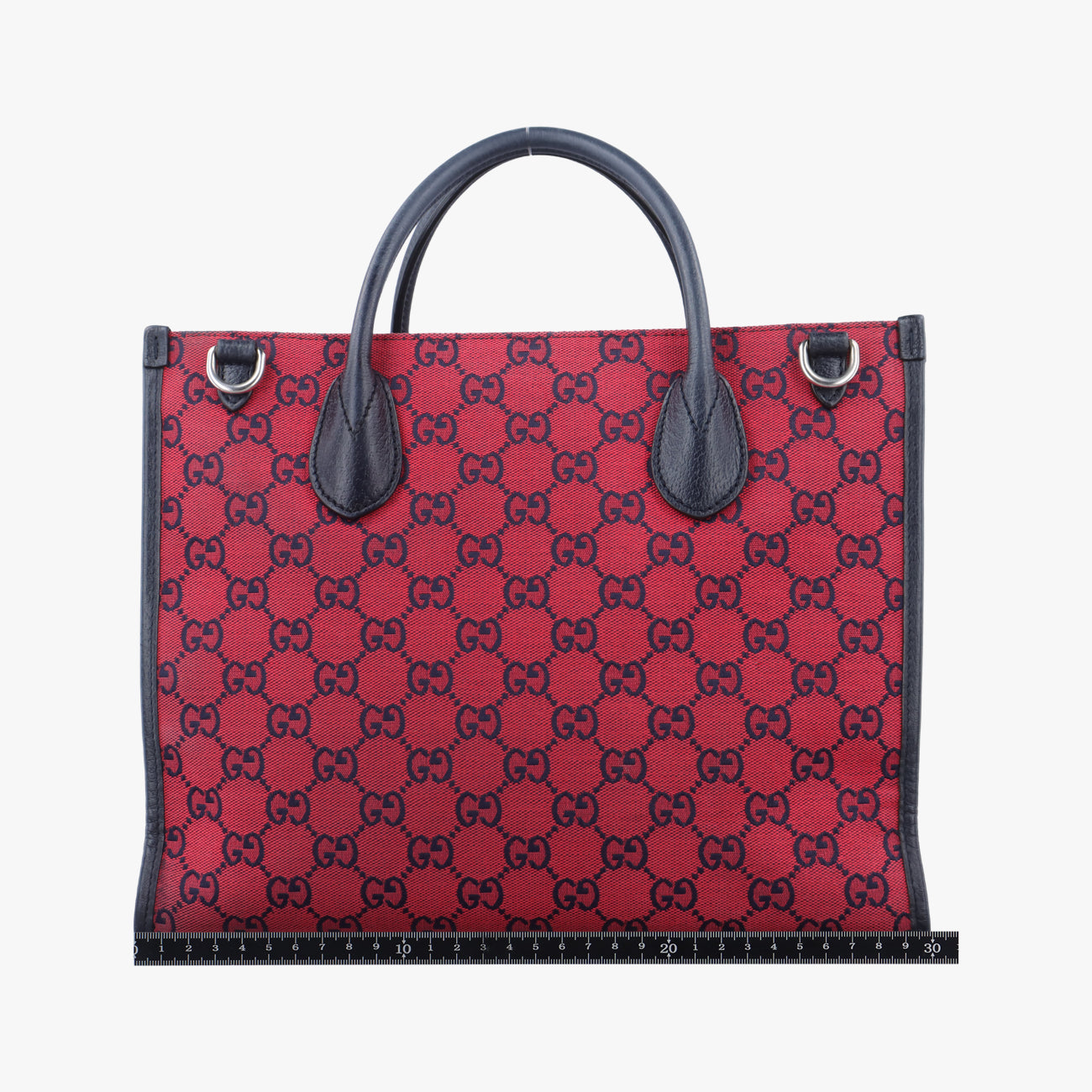 Secondhand Gucci GG Small Tote Bag Red canvas 659983 shoulderbag | stylenewstar
