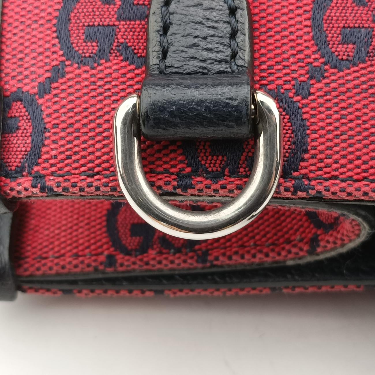Secondhand Gucci GG Small Tote Bag Red canvas 659983 shoulderbag | stylenewstar