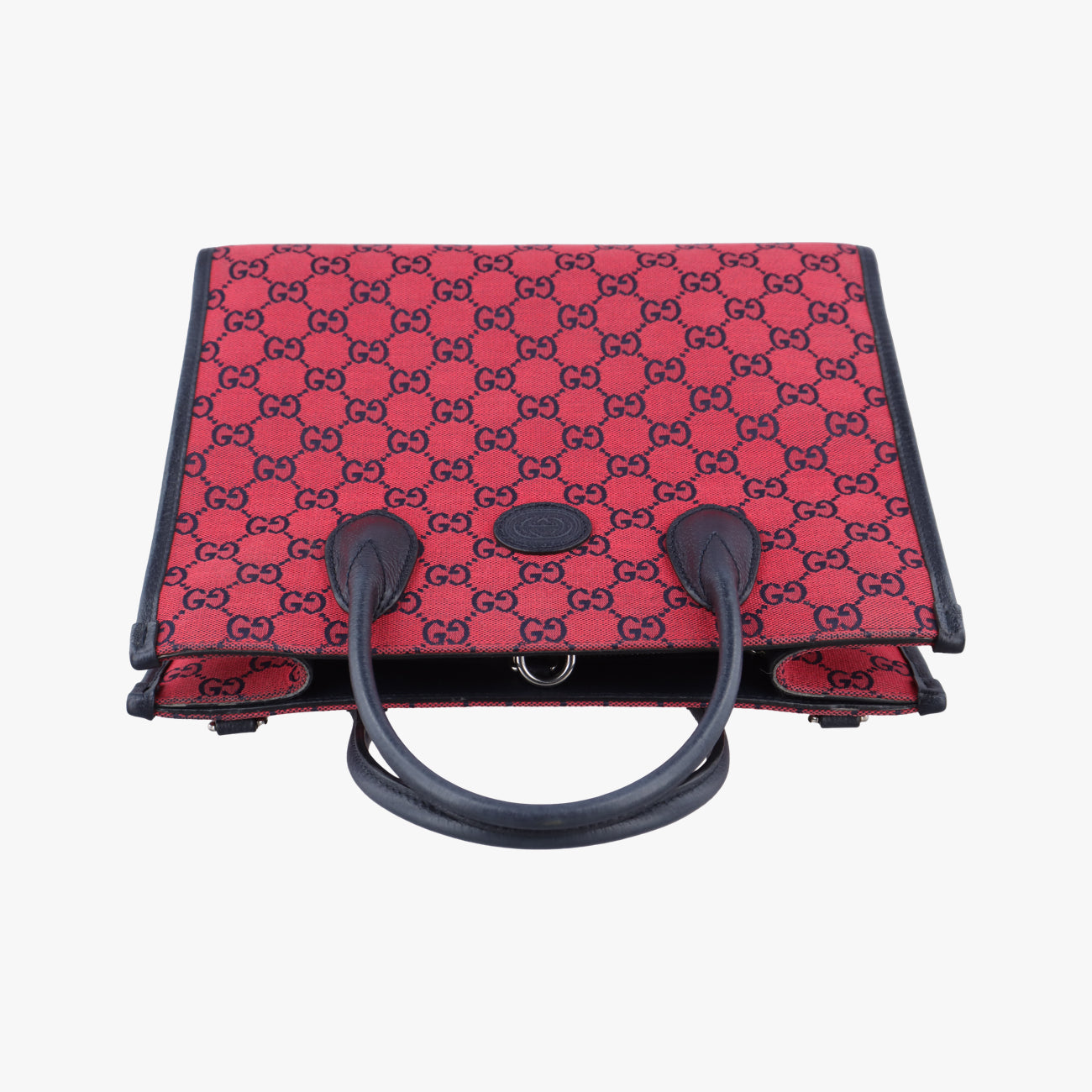 Secondhand Gucci GG Small Tote Bag Red canvas 659983 shoulderbag | stylenewstar