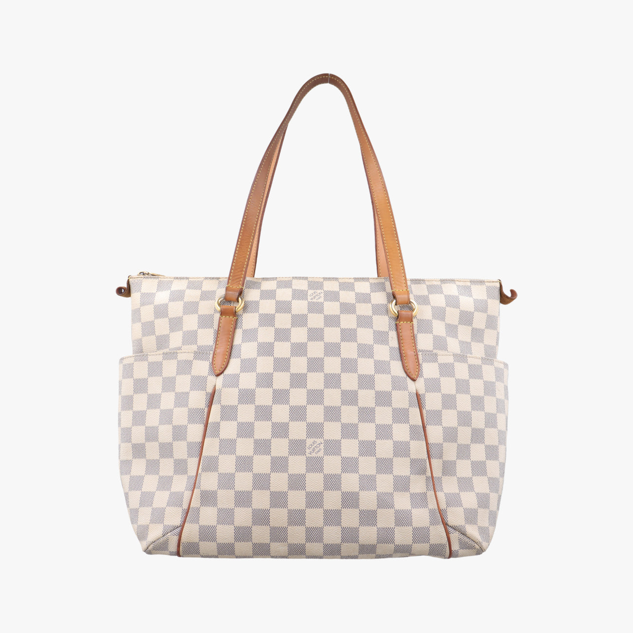Pre-owned Louis Vuitton TOTALLY MM Azur Damier Canvas N51262 handbag | stylenewstar