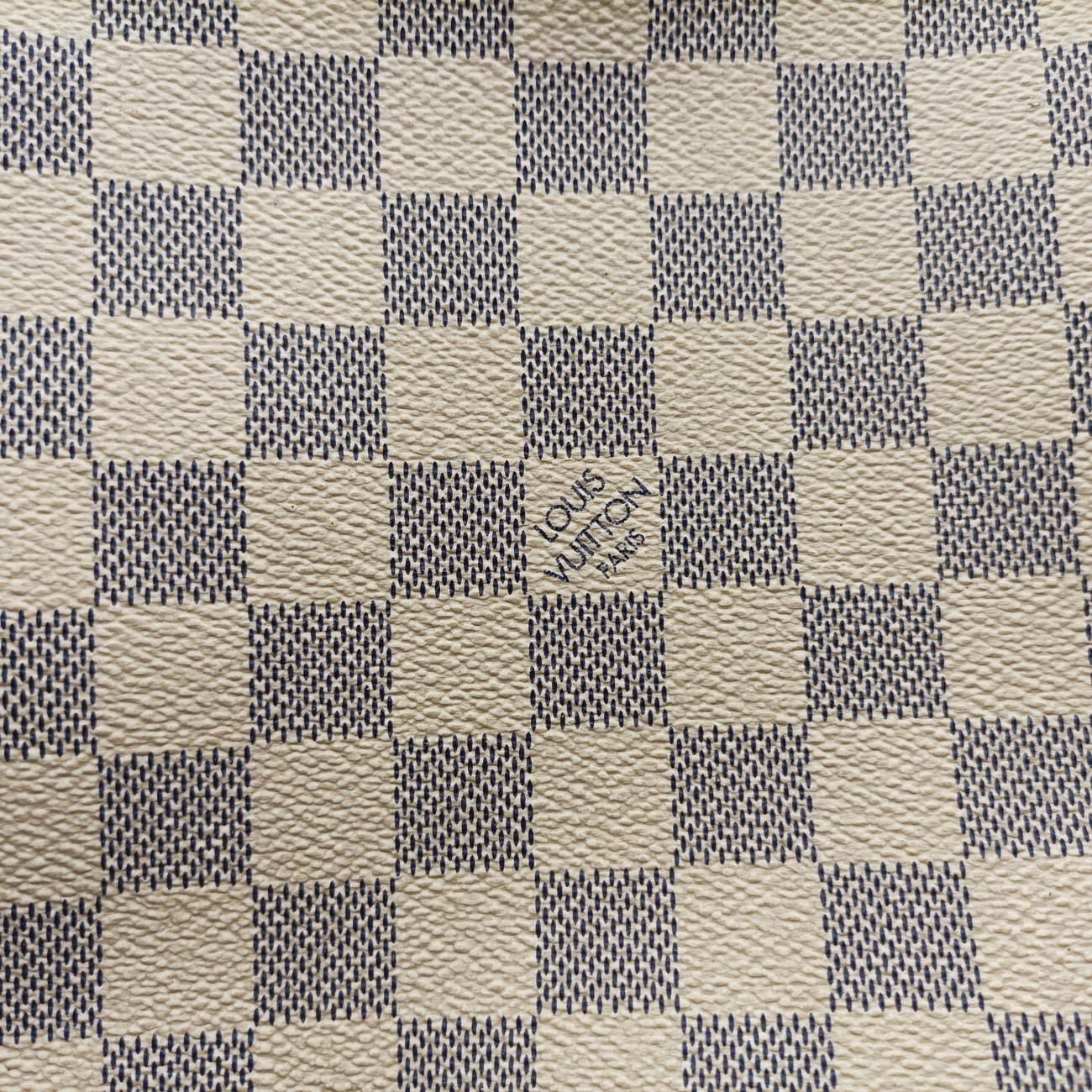 Pre-owned Louis Vuitton TOTALLY MM Azur Damier Canvas N51262 handbag | stylenewstar