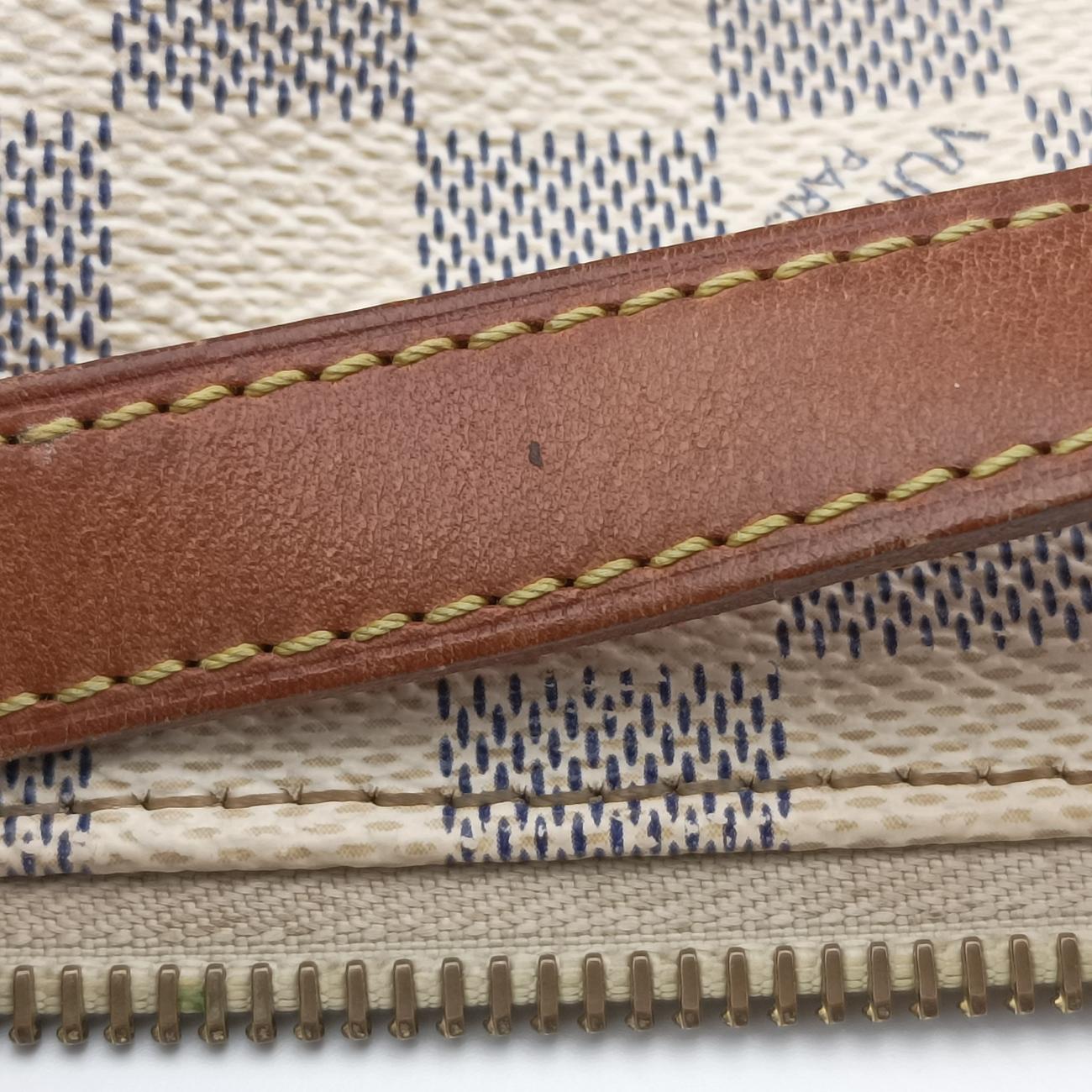 Pre-owned Louis Vuitton TOTALLY MM Azur Damier Canvas N51262 handbag | stylenewstar