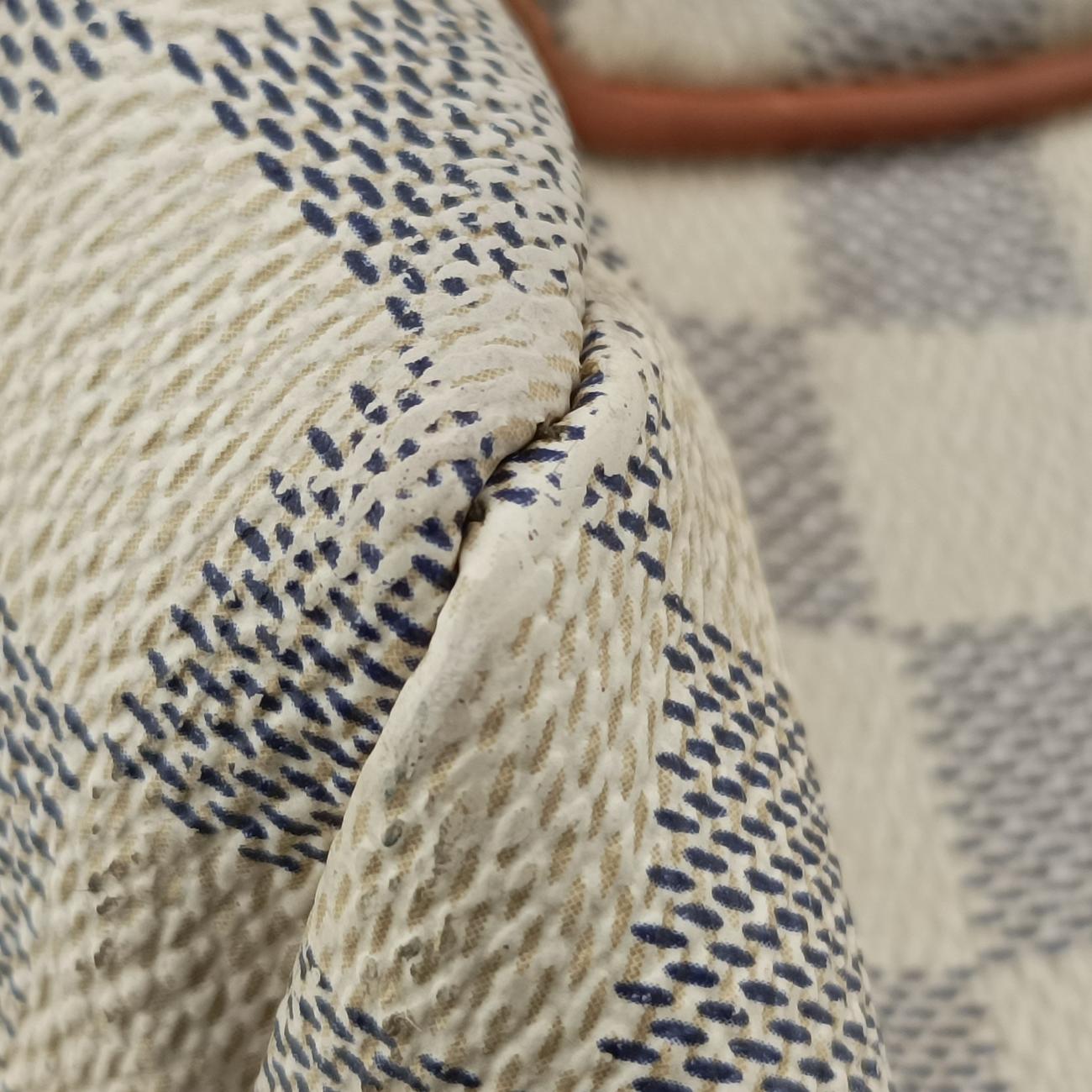 Pre-owned Louis Vuitton TOTALLY MM Azur Damier Canvas N51262 handbag | stylenewstar