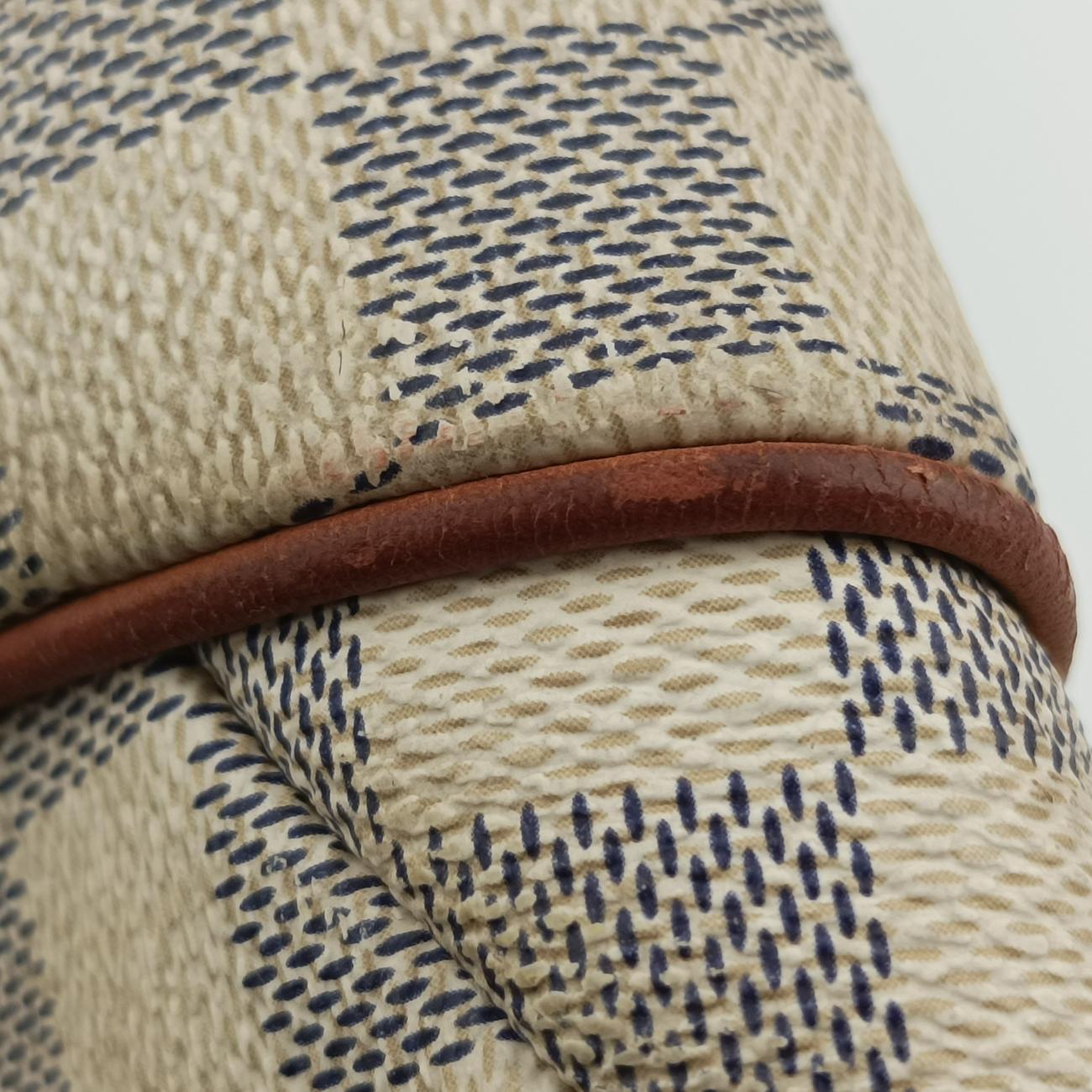 Pre-owned Louis Vuitton TOTALLY MM Azur Damier Canvas N51262 handbag | stylenewstar