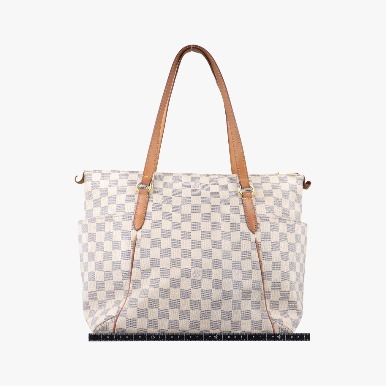 Pre-owned Louis Vuitton TOTALLY MM Azur Damier Canvas N51262 handbag | stylenewstar