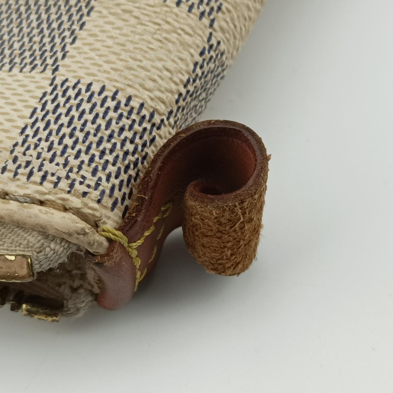 Pre-owned Louis Vuitton TOTALLY MM Azur Damier Canvas N51262 handbag | stylenewstar