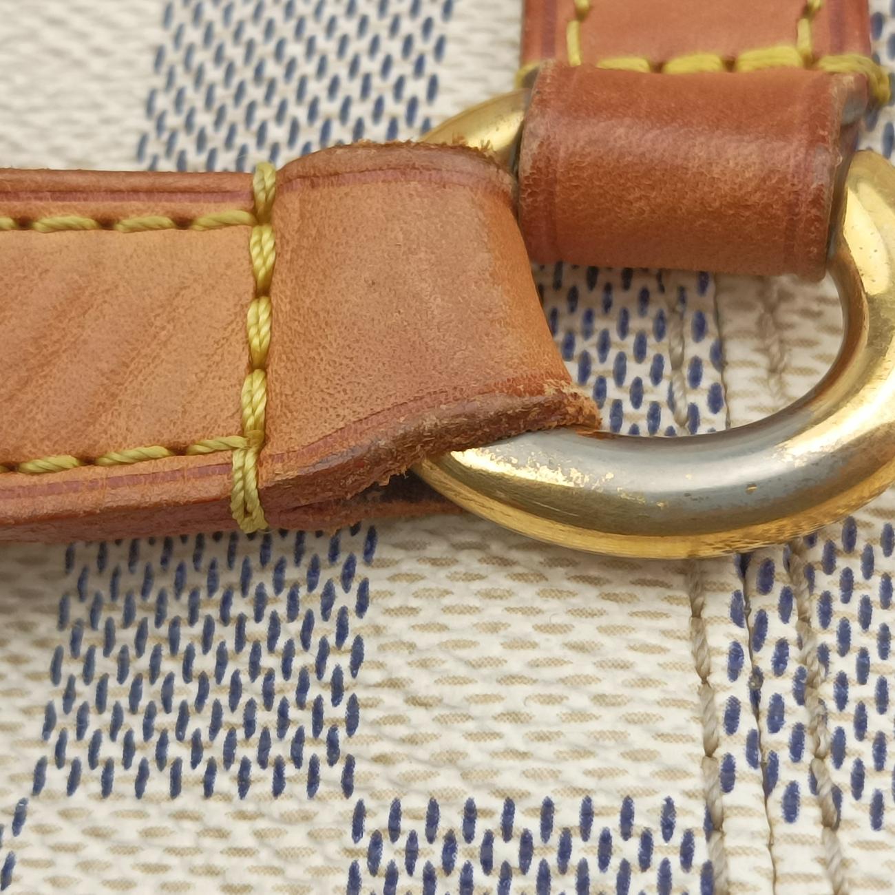 Pre-owned Louis Vuitton TOTALLY MM Azur Damier Canvas N51262 handbag | stylenewstar