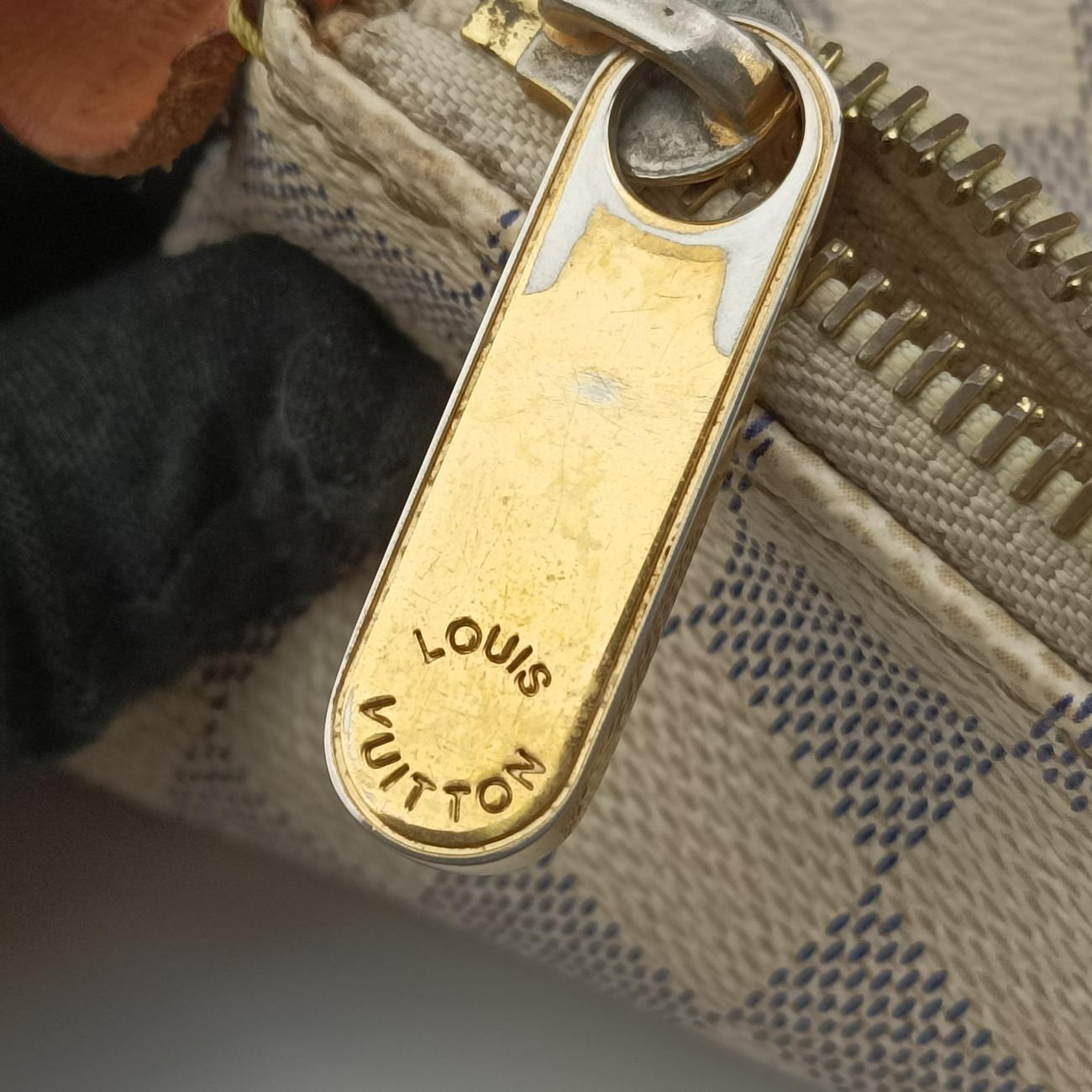 Pre-owned Louis Vuitton TOTALLY MM Azur Damier Canvas N51262 handbag | stylenewstar