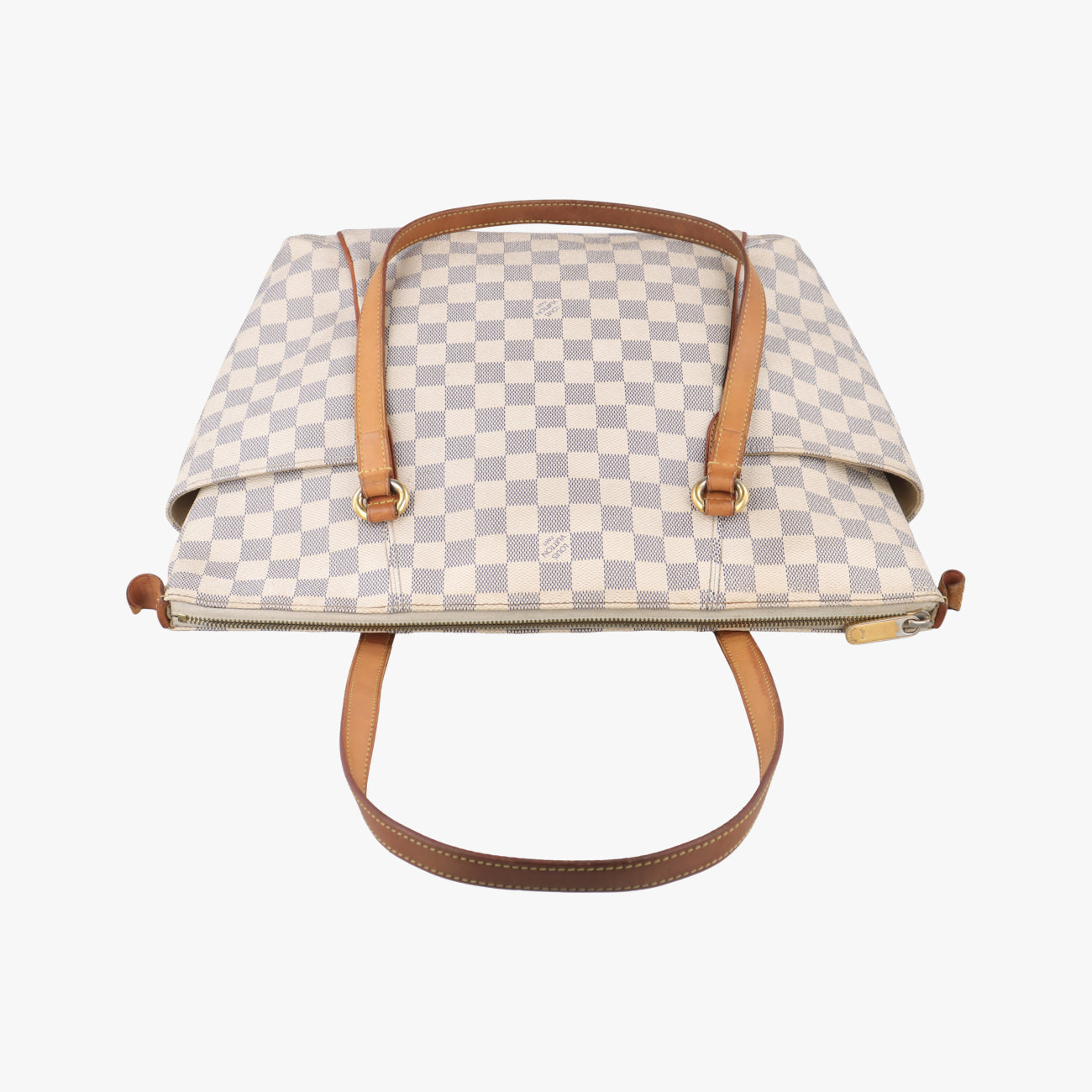 Pre-owned Louis Vuitton TOTALLY MM Azur Damier Canvas N51262 handbag | stylenewstar
