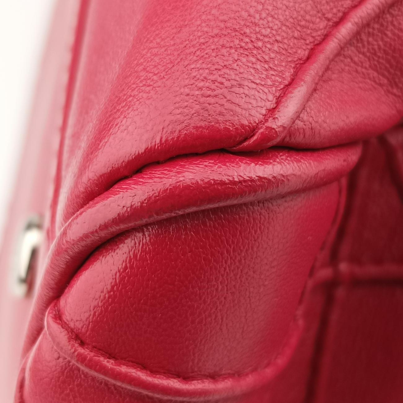 Pre-owned Christian Dior Granville Red lambskin  handbag | stylenewstar