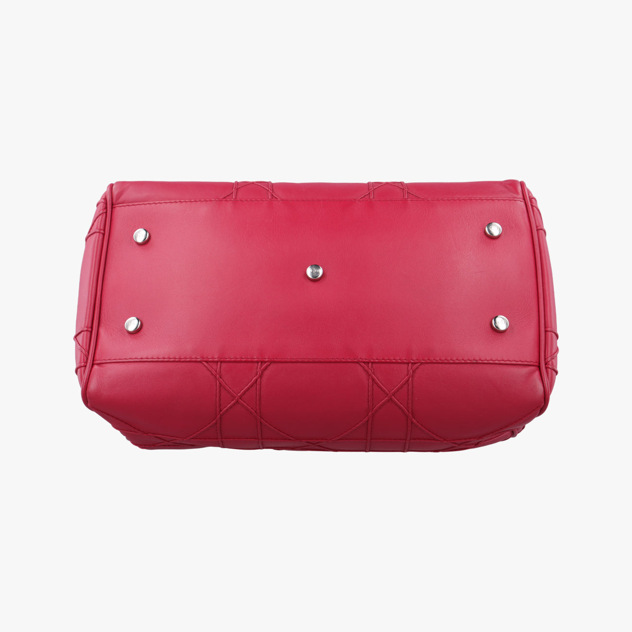 Pre-owned Christian Dior Granville Red lambskin  handbag | stylenewstar