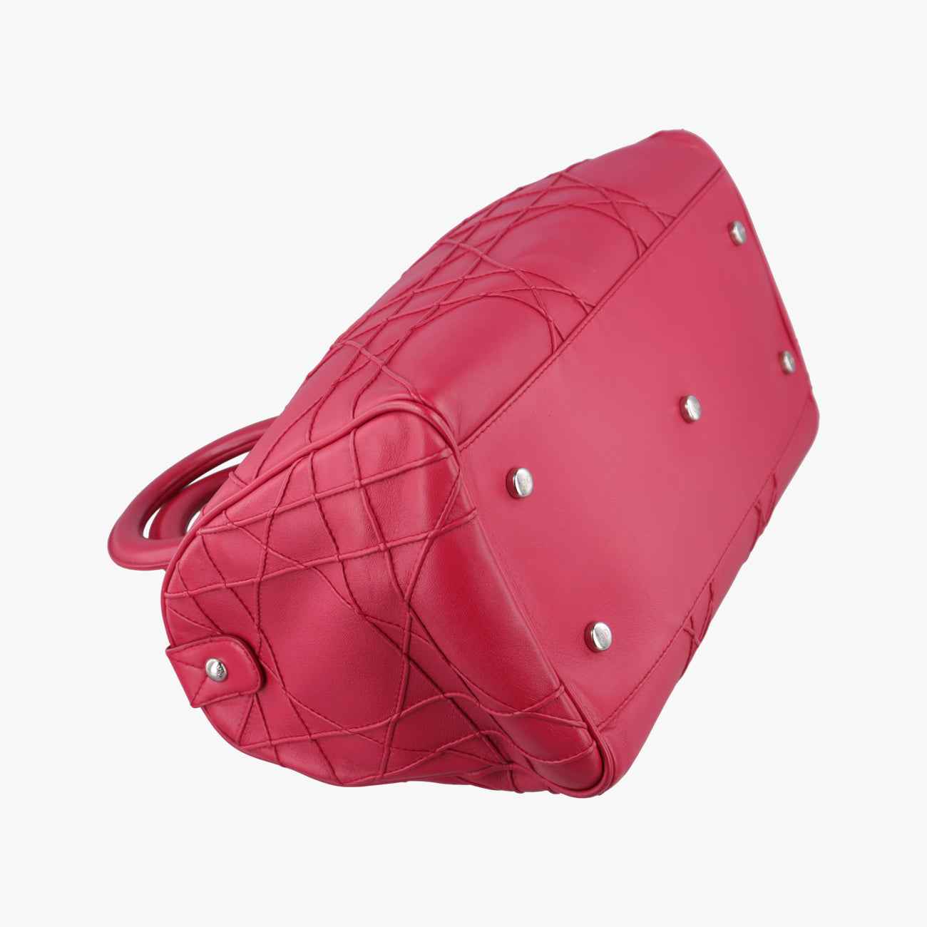 Pre-owned Christian Dior Granville Red lambskin  handbag | stylenewstar