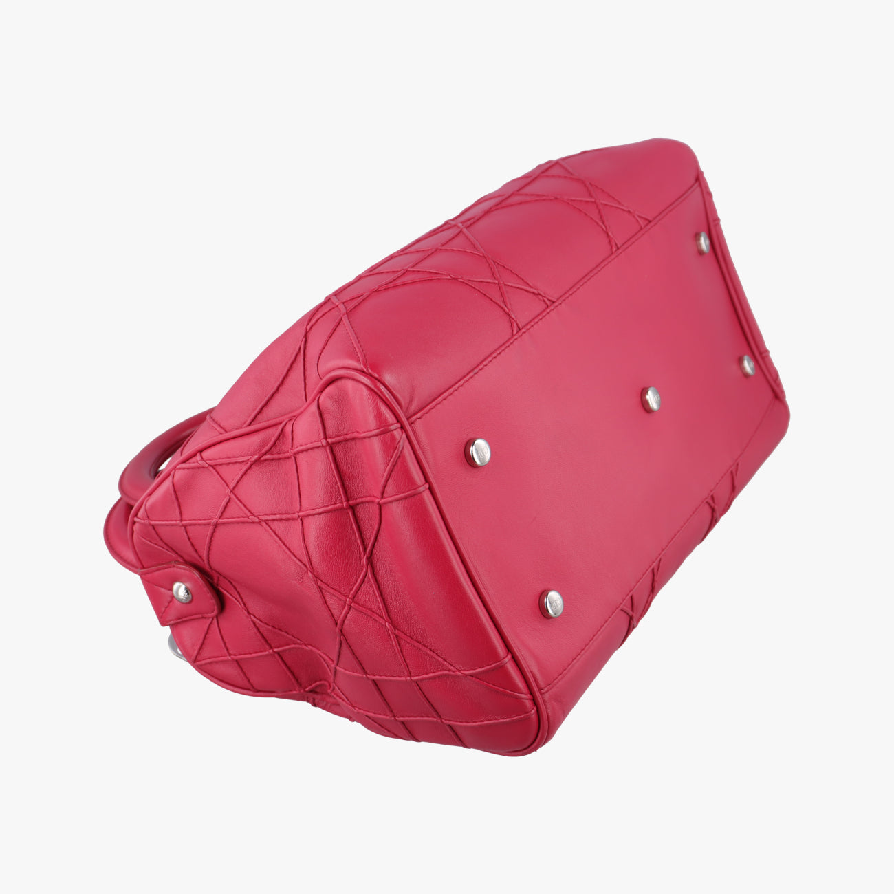 Pre-owned Christian Dior Granville Red lambskin  handbag | stylenewstar