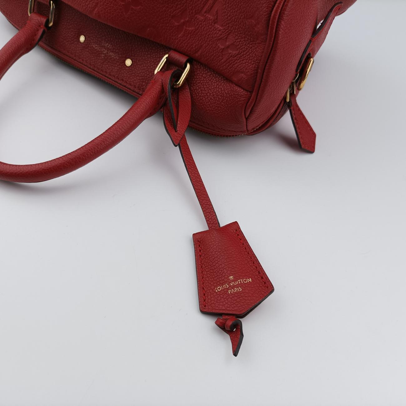 Pre-owned Louis Vuitton Speedy Bandoulière25 CERISE Monogram Empreinte Ｍ42399 shoulderbag | stylenewstar
