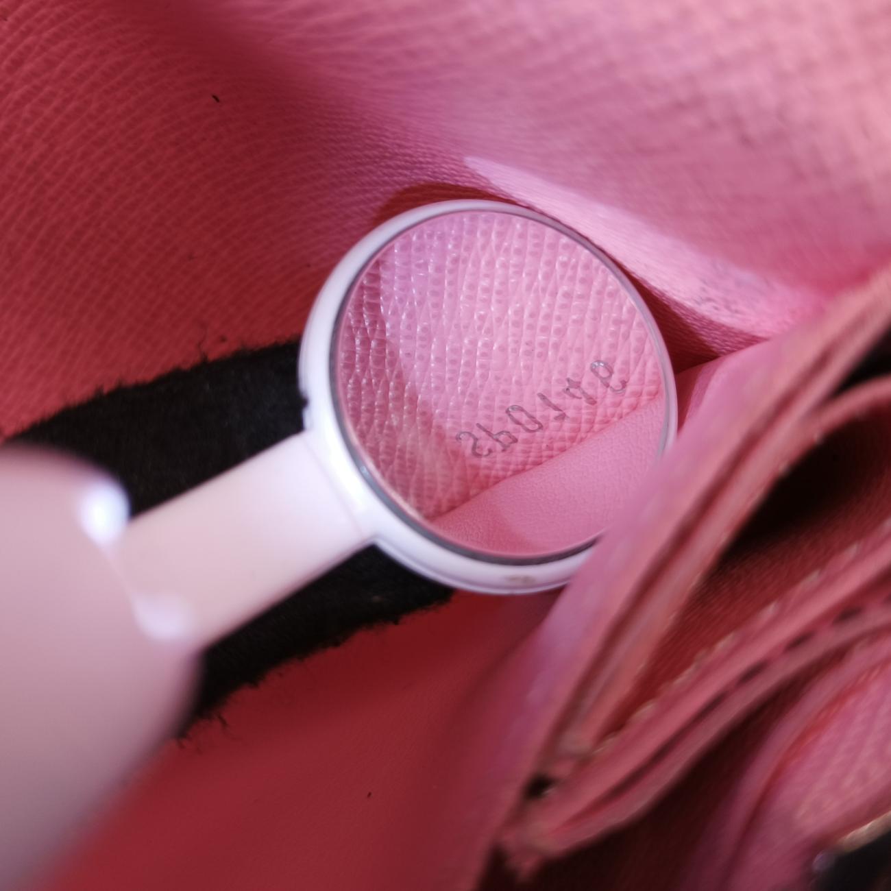 Pre-owned Louis Vuitton Portefeuille Twist Pink x Red x Black Epi M67227 shoulderbag | stylenewstar