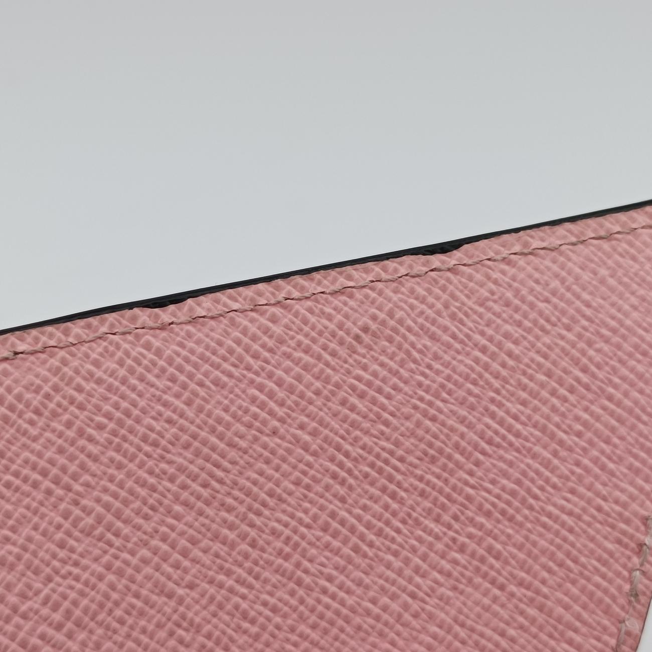 Pre-owned Louis Vuitton Portefeuille Twist Pink x Red x Black Epi M67227 shoulderbag | stylenewstar