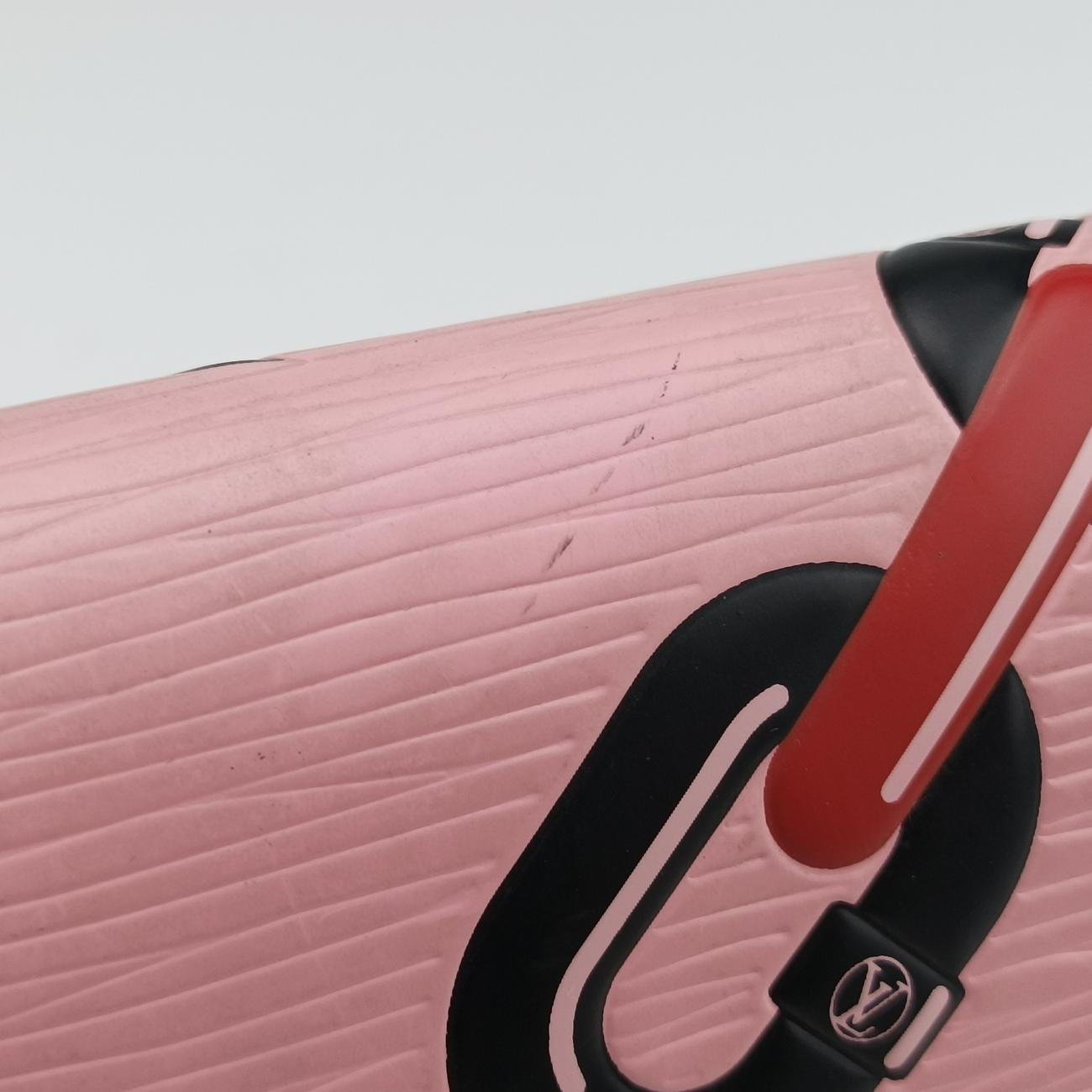 Pre-owned Louis Vuitton Portefeuille Twist Pink x Red x Black Epi M67227 shoulderbag | stylenewstar