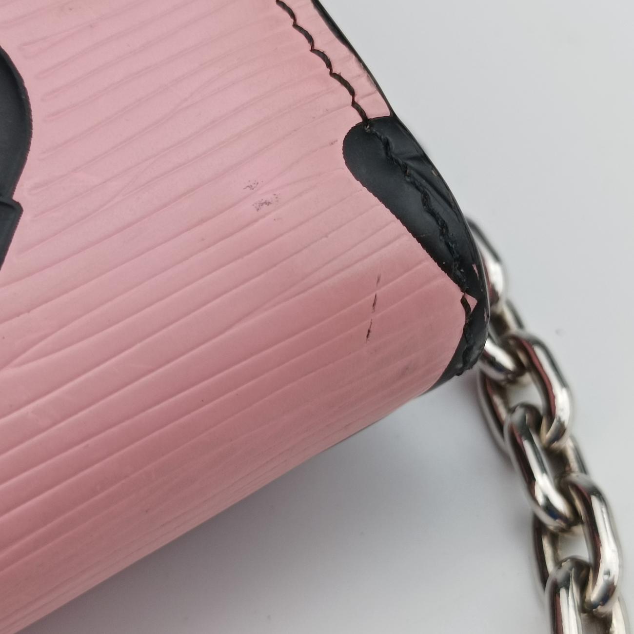 Pre-owned Louis Vuitton Portefeuille Twist Pink x Red x Black Epi M67227 shoulderbag | stylenewstar