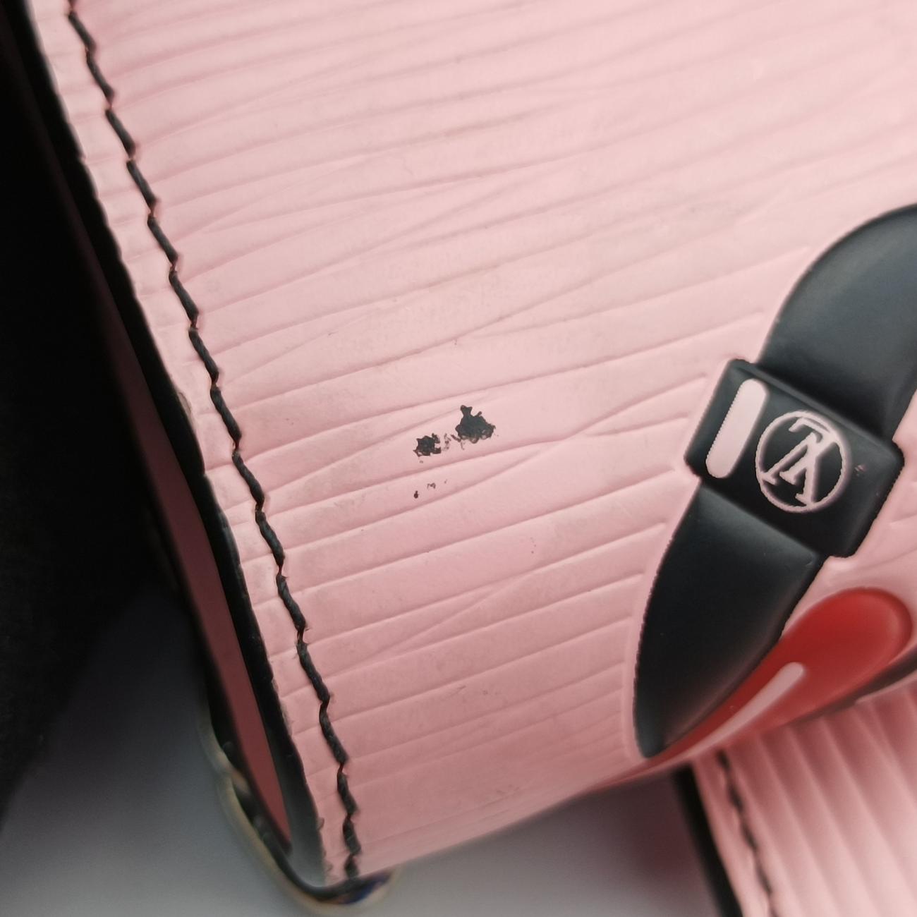 Pre-owned Louis Vuitton Portefeuille Twist Pink x Red x Black Epi M67227 shoulderbag | stylenewstar