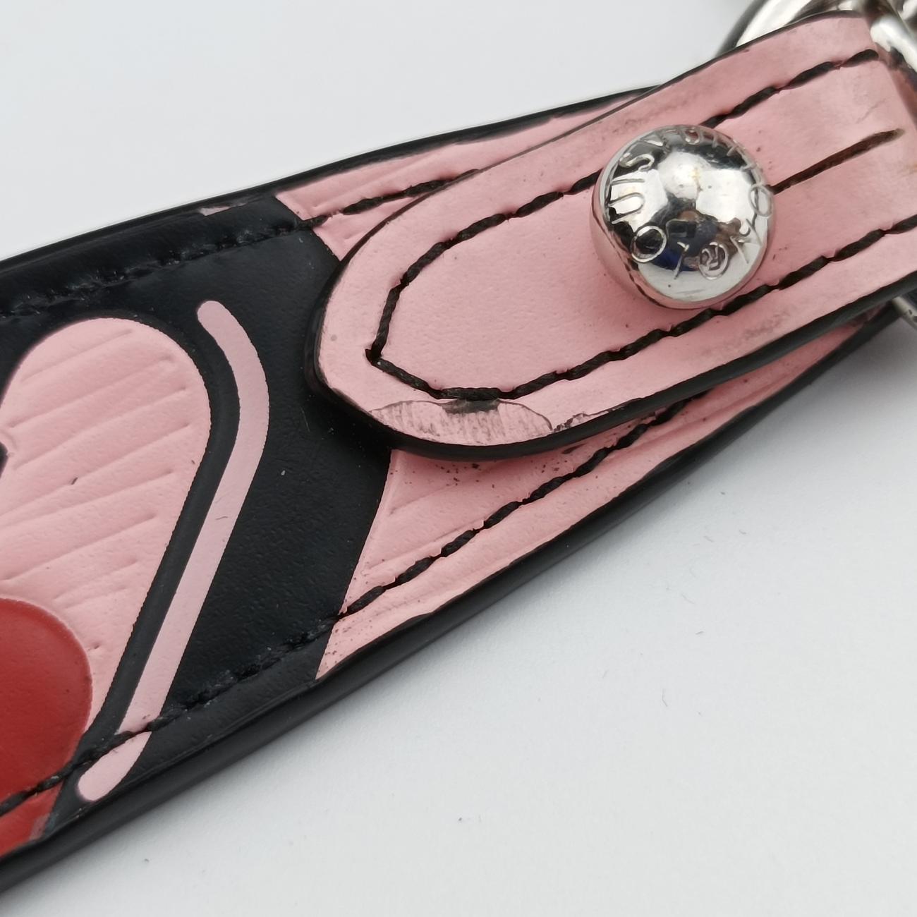 Pre-owned Louis Vuitton Portefeuille Twist Pink x Red x Black Epi M67227 shoulderbag | stylenewstar