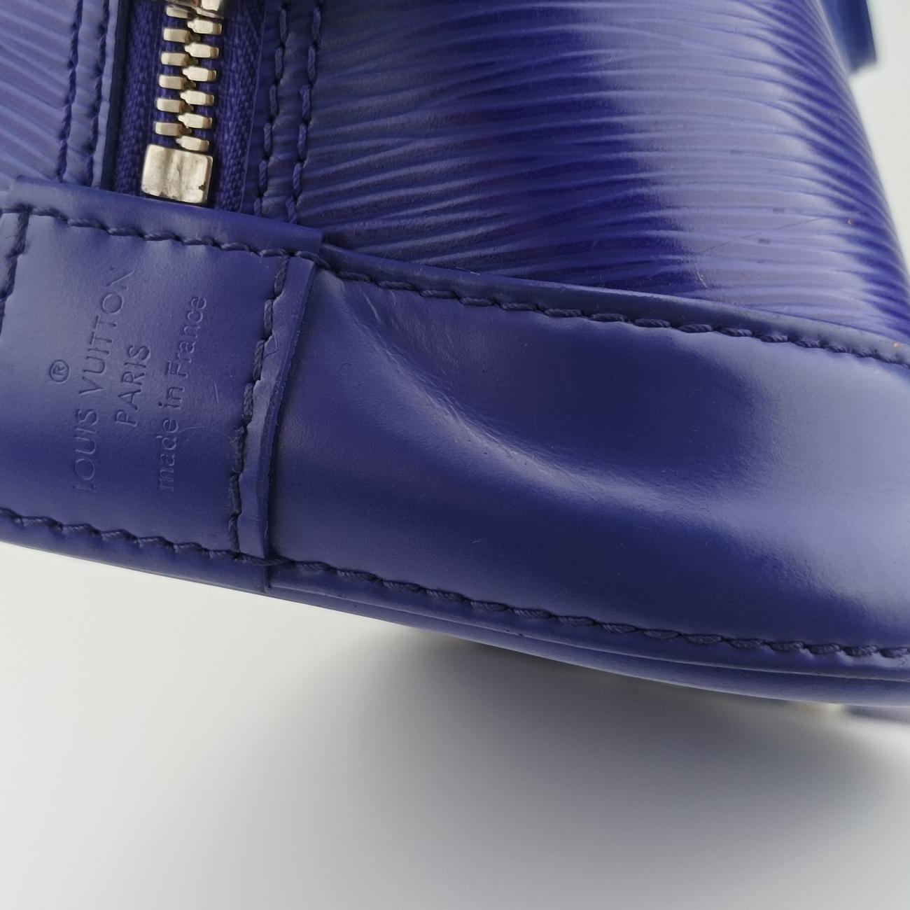 Vintage Louis Vuitton Alma GM Purple Epi M6062G handbag | stylenewstar