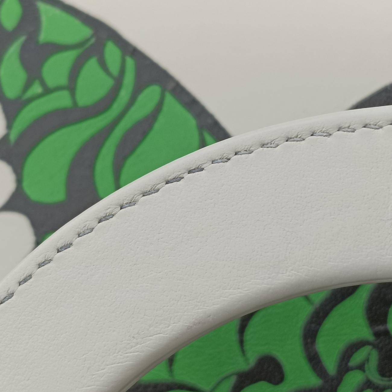 Pre-owned Christian Dior Lady Dior White x Multicolor Leather  shoulderbag | stylenewstar