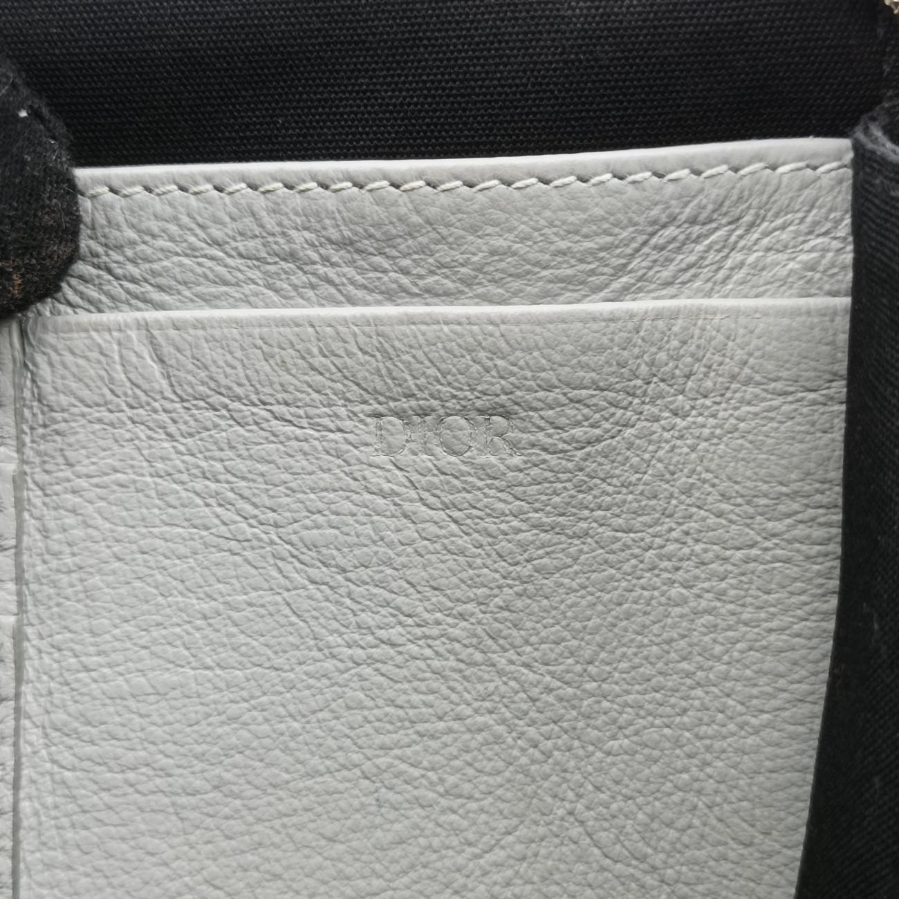 Secondhand Christian Dior messenger pouch Gray×Multicolour Leather  shoulderbag | stylenewstar