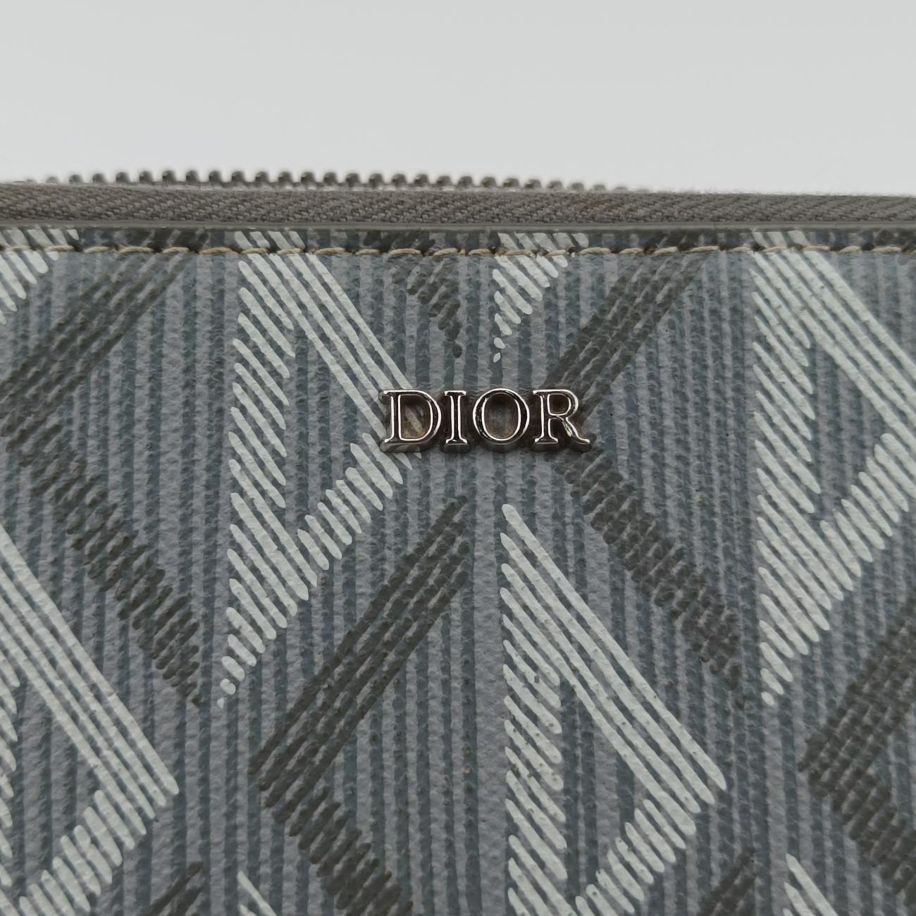 Secondhand Christian Dior messenger pouch Gray×Multicolour Leather  shoulderbag | stylenewstar