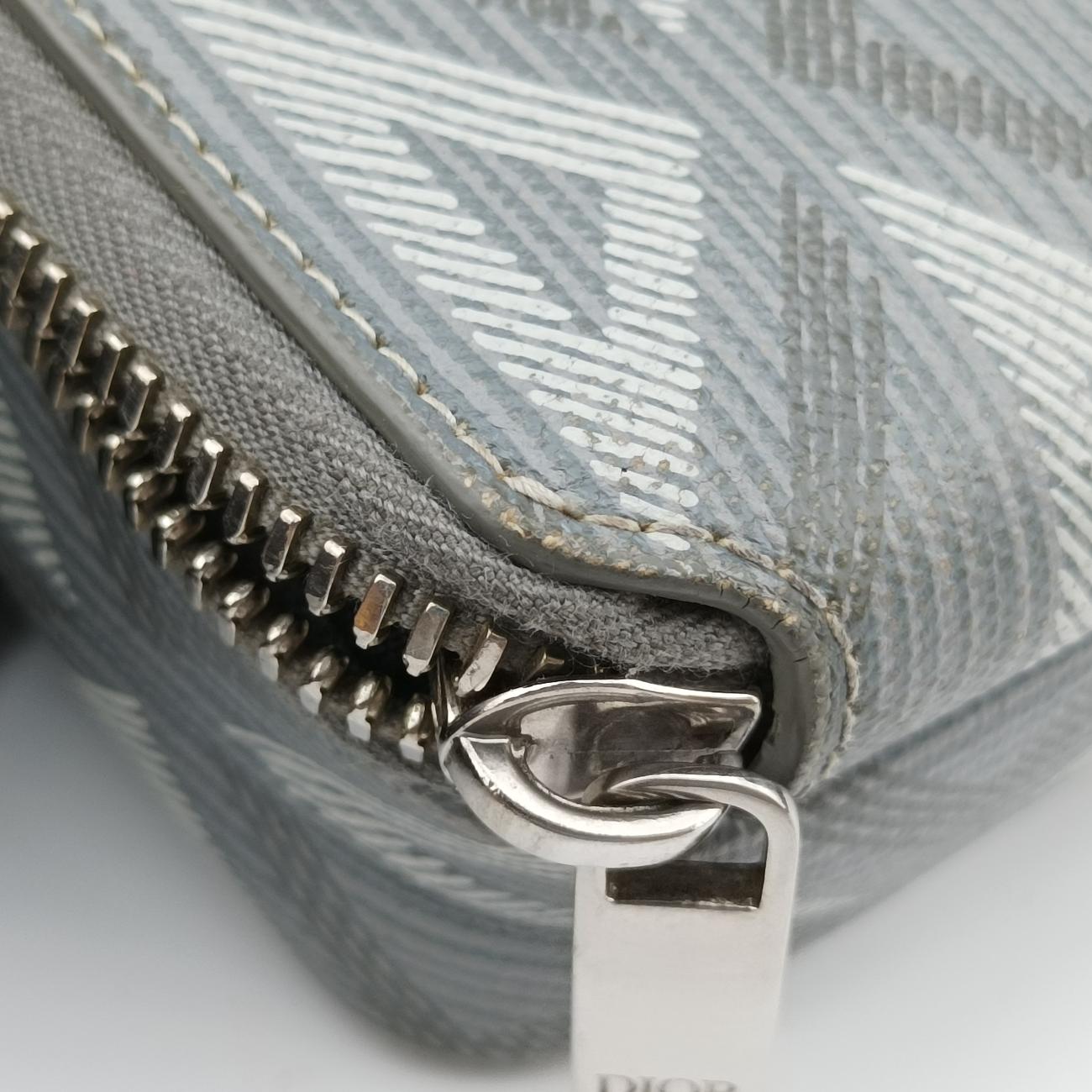 Secondhand Christian Dior messenger pouch Gray×Multicolour Leather  shoulderbag | stylenewstar