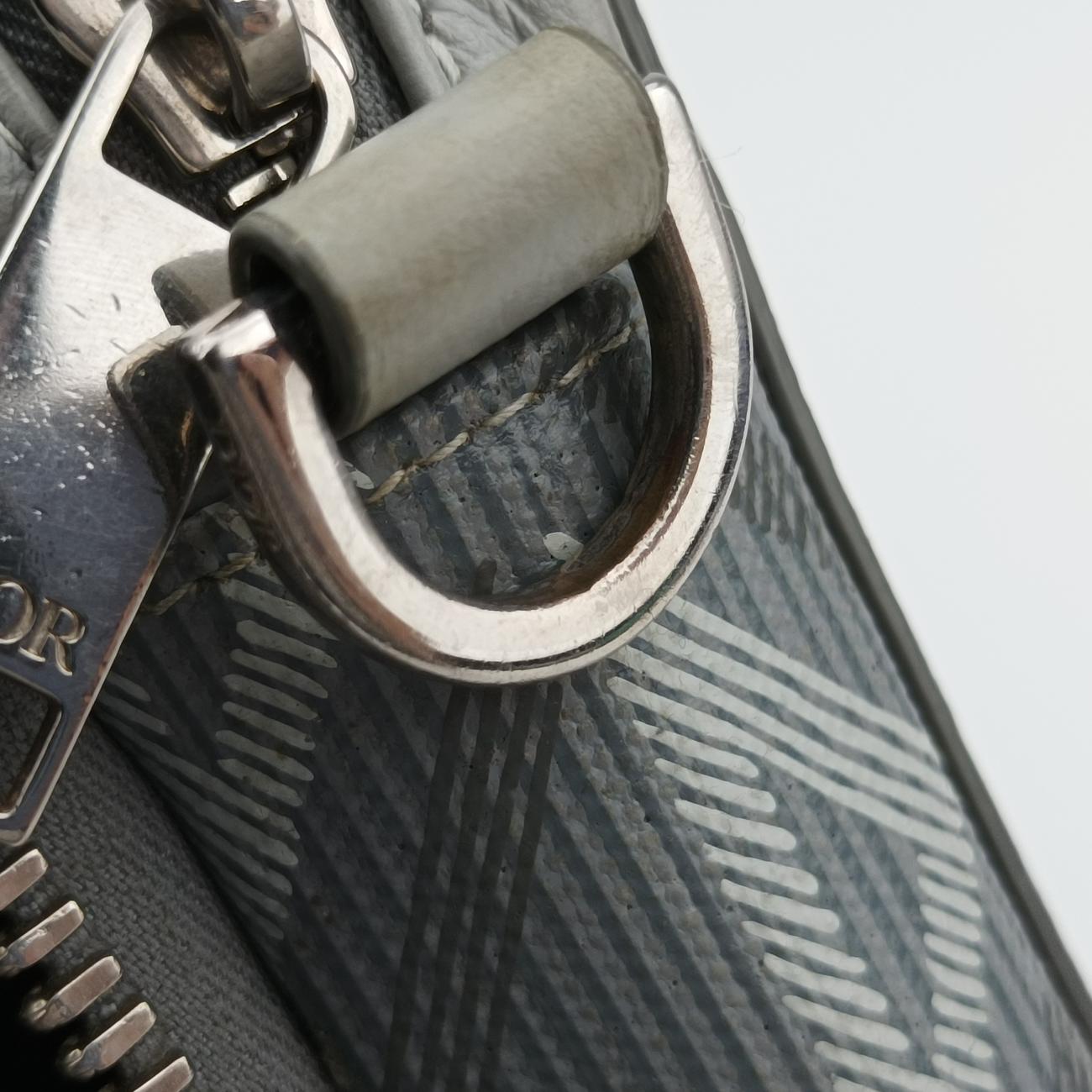 Secondhand Christian Dior messenger pouch Gray×Multicolour Leather  shoulderbag | stylenewstar