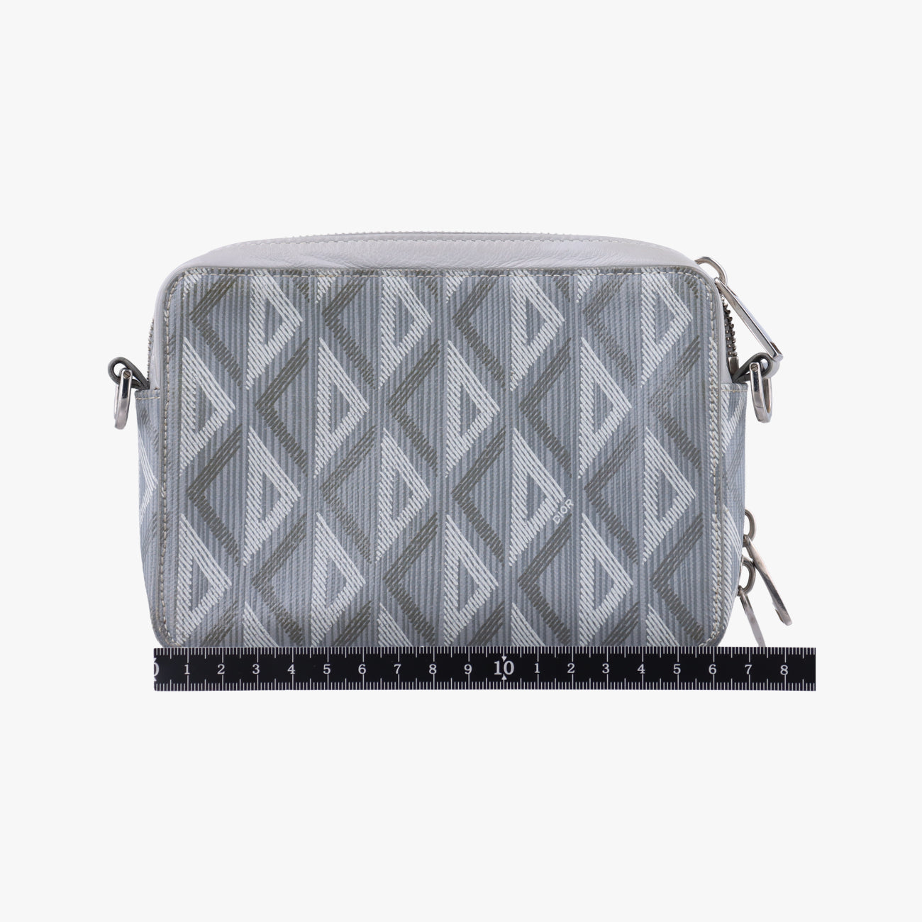 Secondhand Christian Dior messenger pouch Gray×Multicolour Leather  shoulderbag | stylenewstar