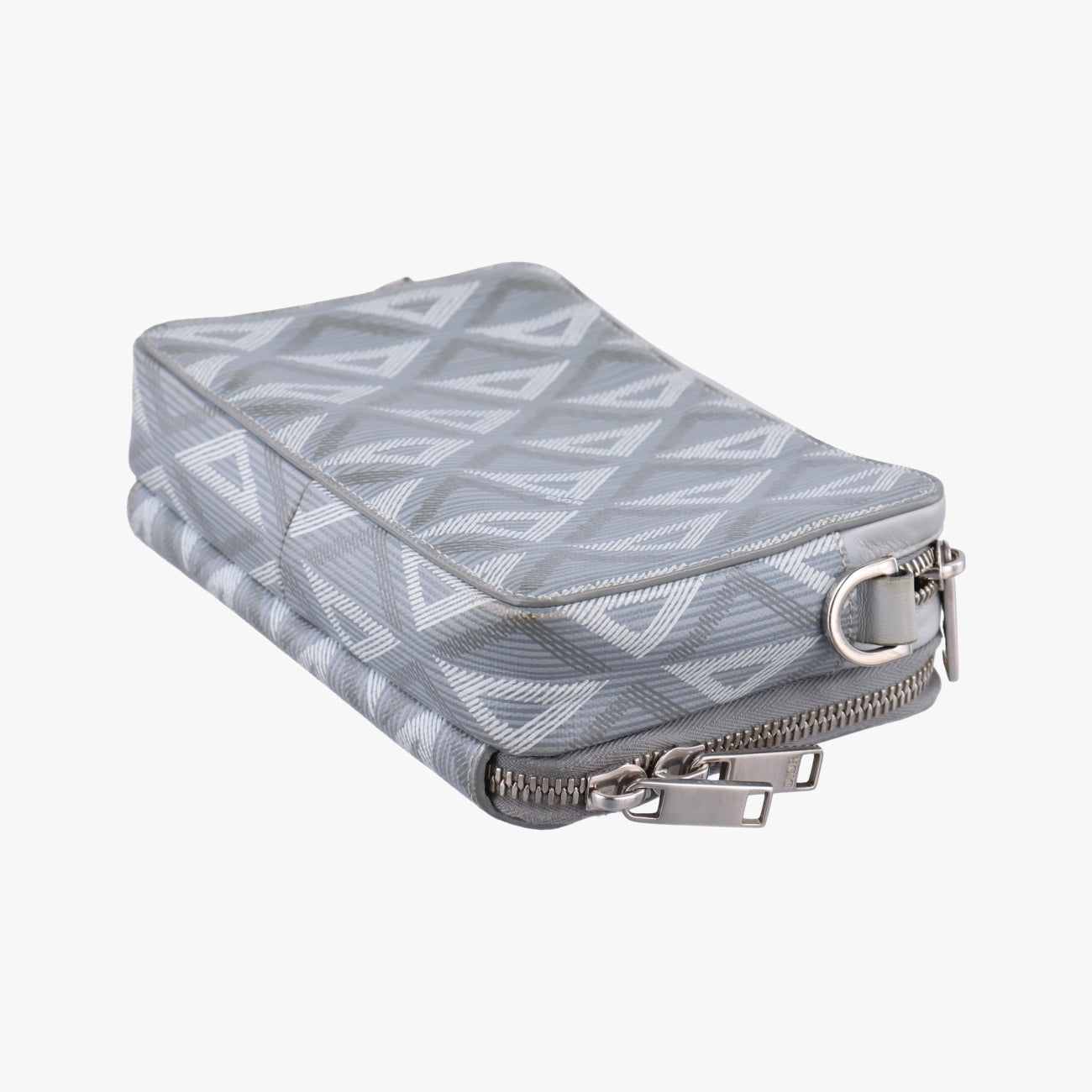 Secondhand Christian Dior messenger pouch Gray×Multicolour Leather  shoulderbag | stylenewstar