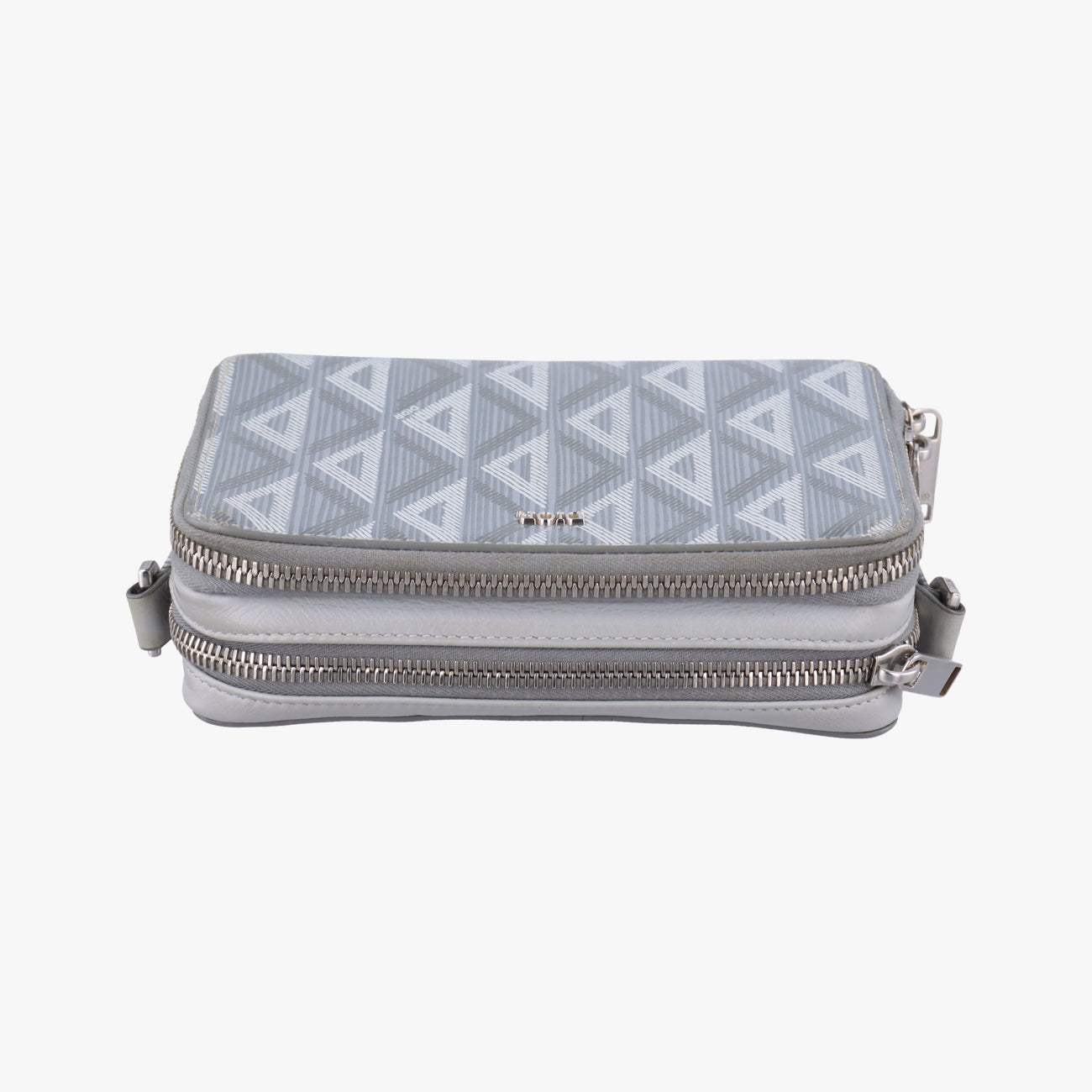 Secondhand Christian Dior messenger pouch Gray×Multicolour Leather  shoulderbag | stylenewstar