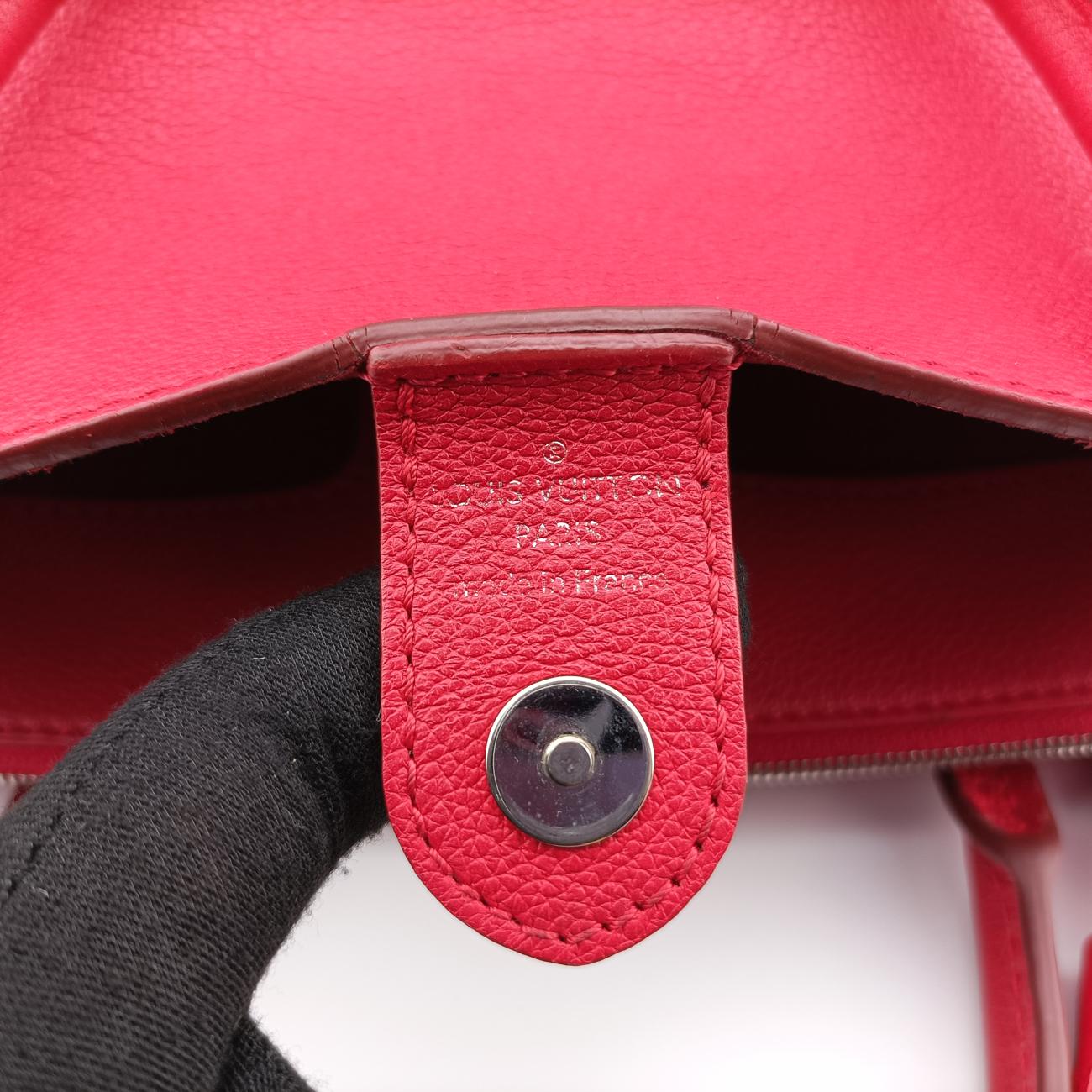 Pre-owned Louis Vuitton Lockme 2 Rouge leather M54570 handbag | stylenewstar