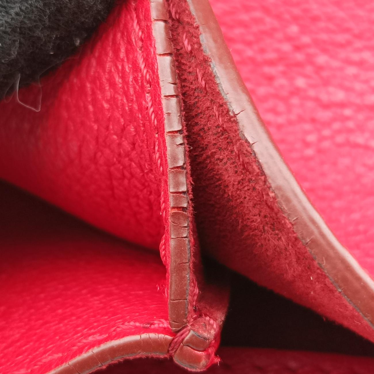 Pre-owned Louis Vuitton Lockme 2 Rouge leather M54570 handbag | stylenewstar