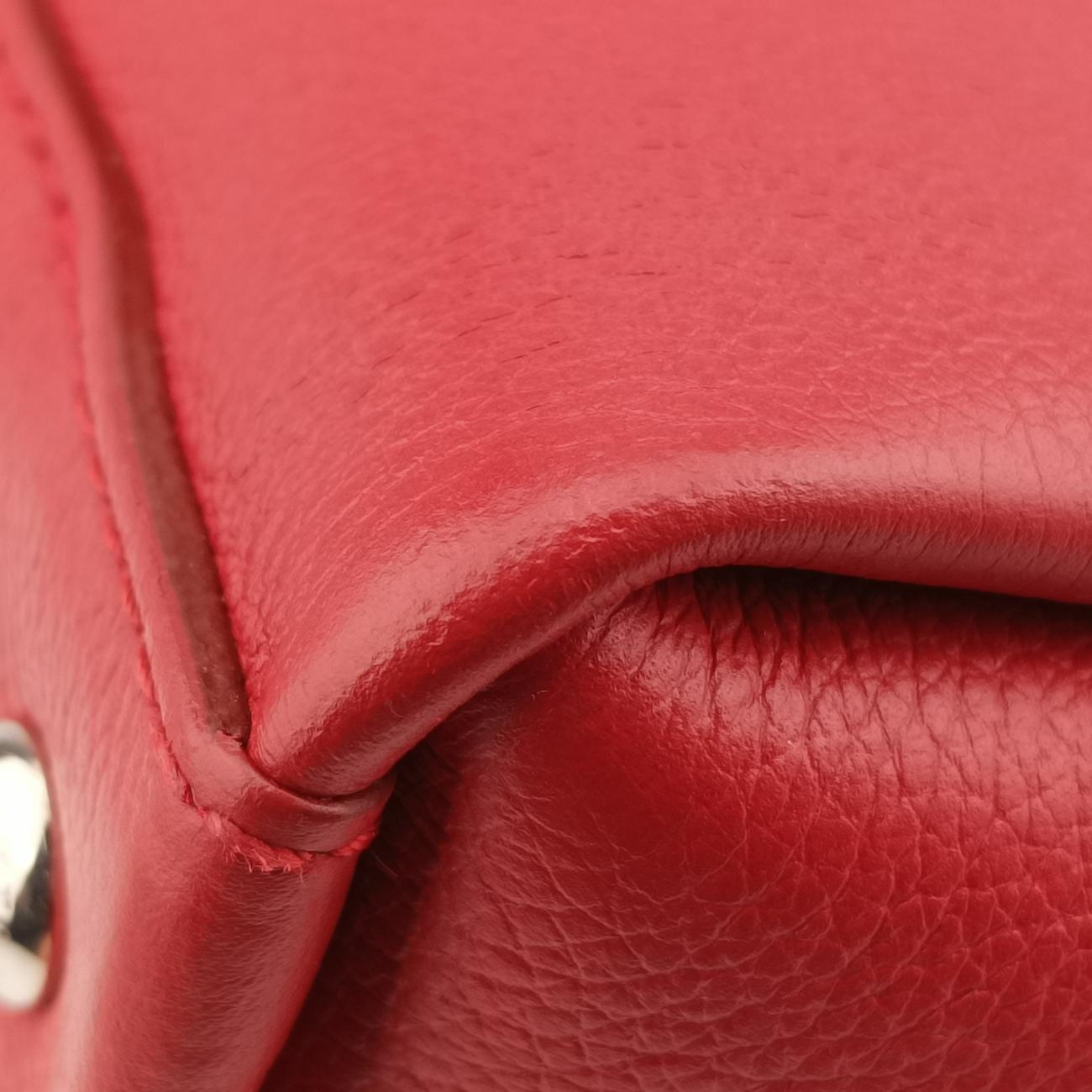 Pre-owned Louis Vuitton Lockme 2 Rouge leather M54570 handbag | stylenewstar