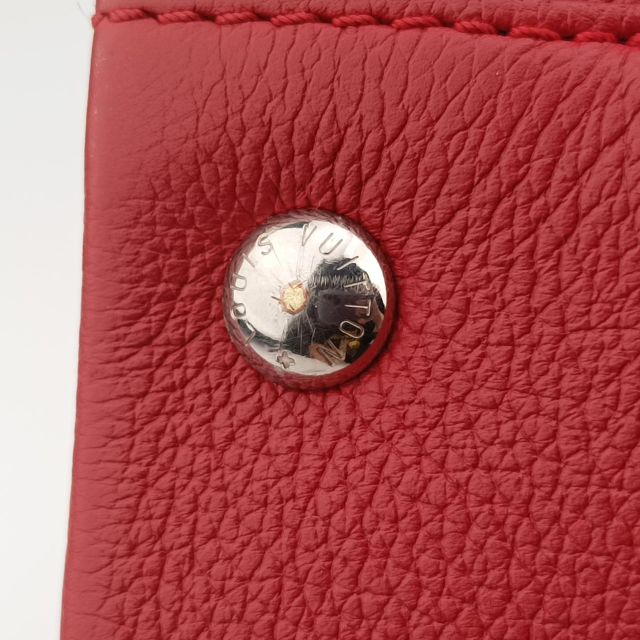 Pre-owned Louis Vuitton Lockme 2 Rouge leather M54570 handbag | stylenewstar