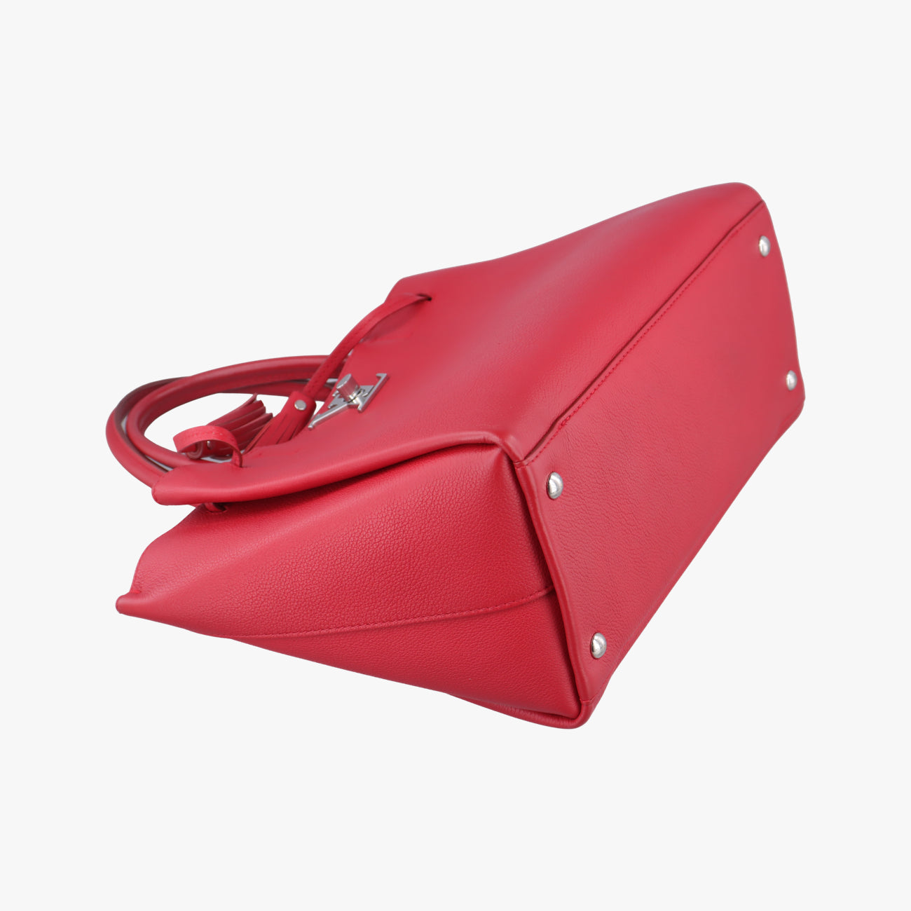 Pre-owned Louis Vuitton Lockme 2 Rouge leather M54570 handbag | stylenewstar