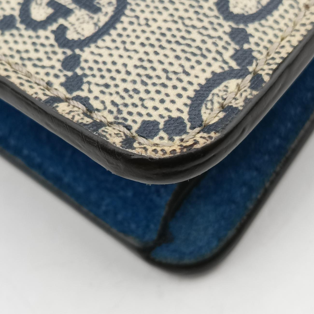 Dionysus Beige×blue×Multicolour PVC coated canvas G020938151