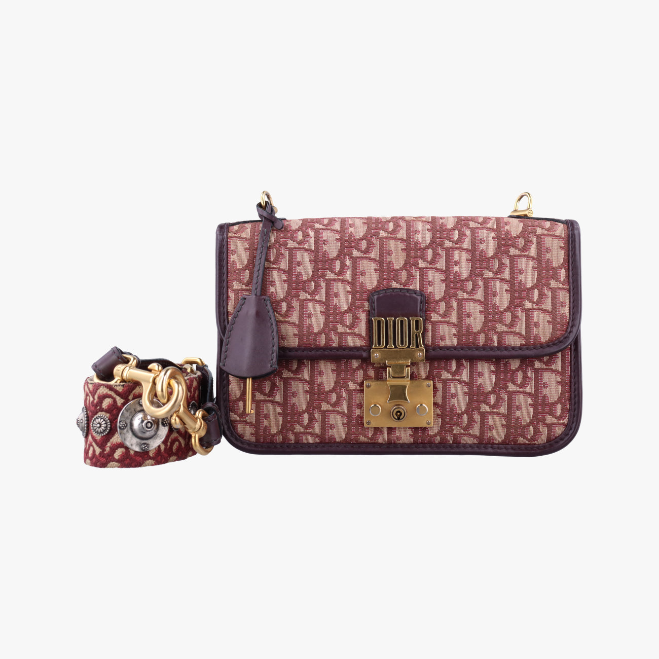 Vintage Christian Dior Dioraddict Red canvas  shoulderbag | stylenewstar