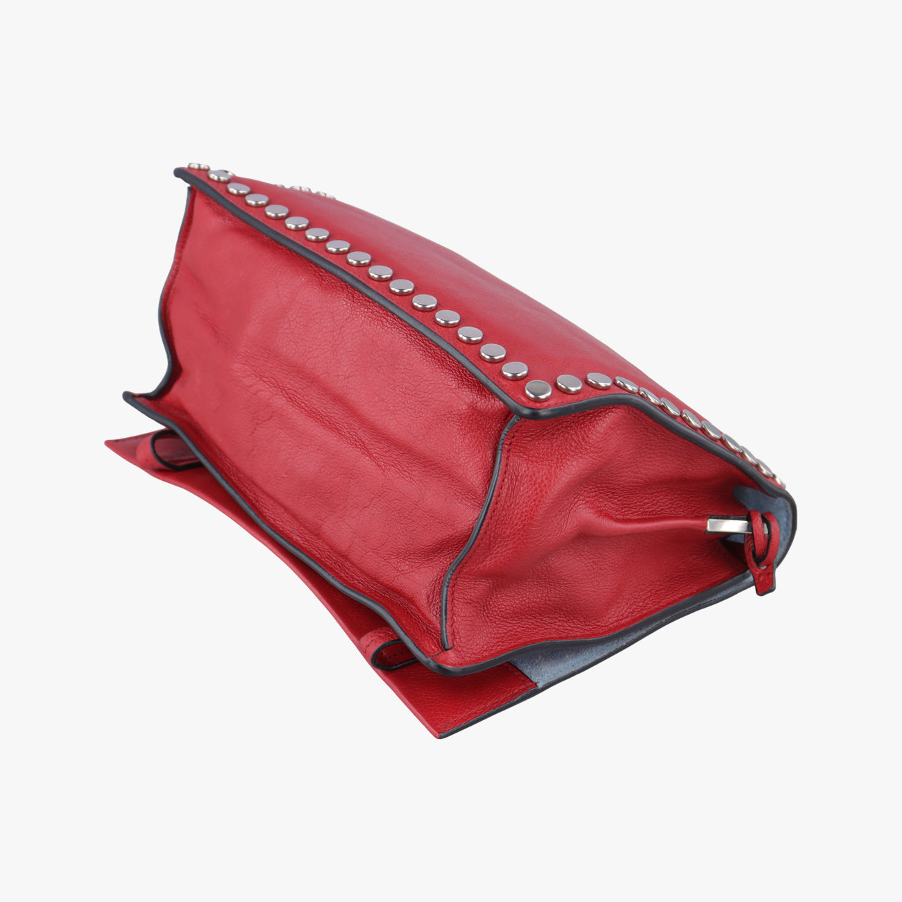 Pre-owned Prada Etiquette Red Leather 1BD082 shoulderbag | stylenewstar