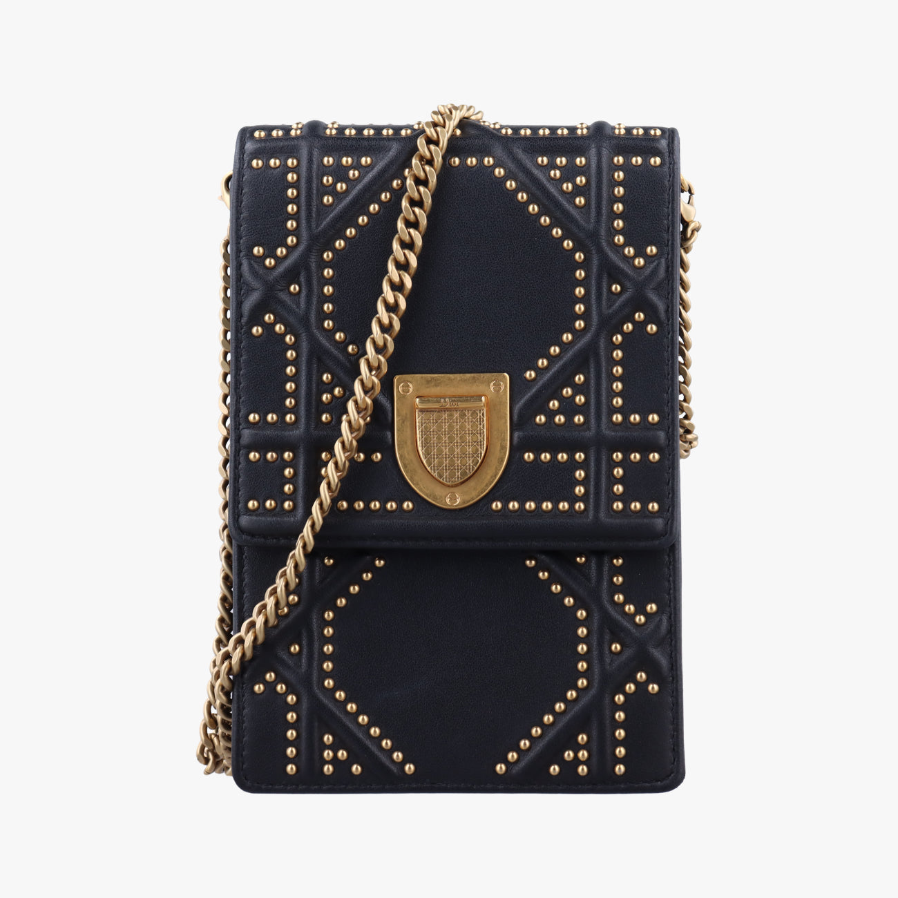 Secondhand Christian Dior Diorama Black lambskin  shoulderbag | stylenewstar