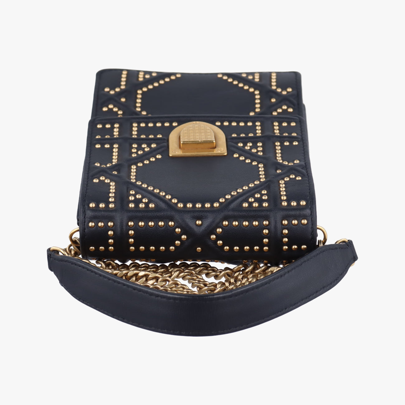 Secondhand Christian Dior Diorama Black lambskin  shoulderbag | stylenewstar