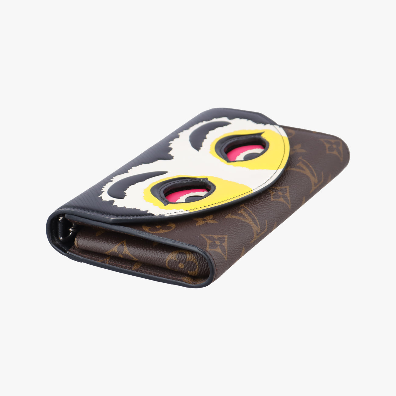 Secondhand Louis Vuitton Pochette Kabuki Mask Brown x Multicolor Monogram canvas x epi M43532 shoulderbag | stylenewstar